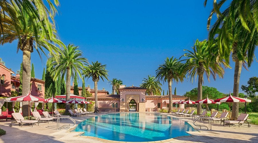 The Fairmont Grand Del Mar in San Diego (above) scores 98.5, one point behind The Peninsula Chicago