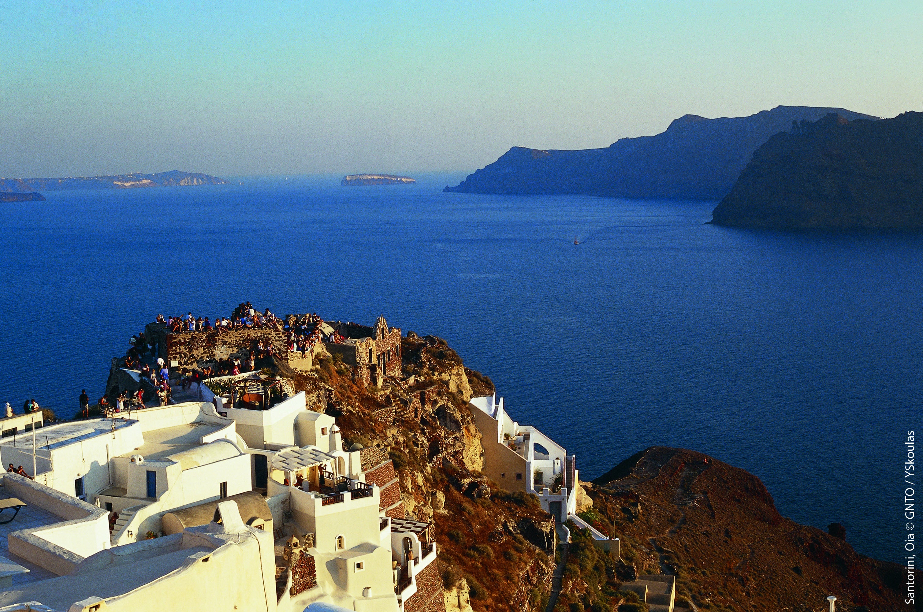 Oia is a popular spot to watch the sunset in Santorini