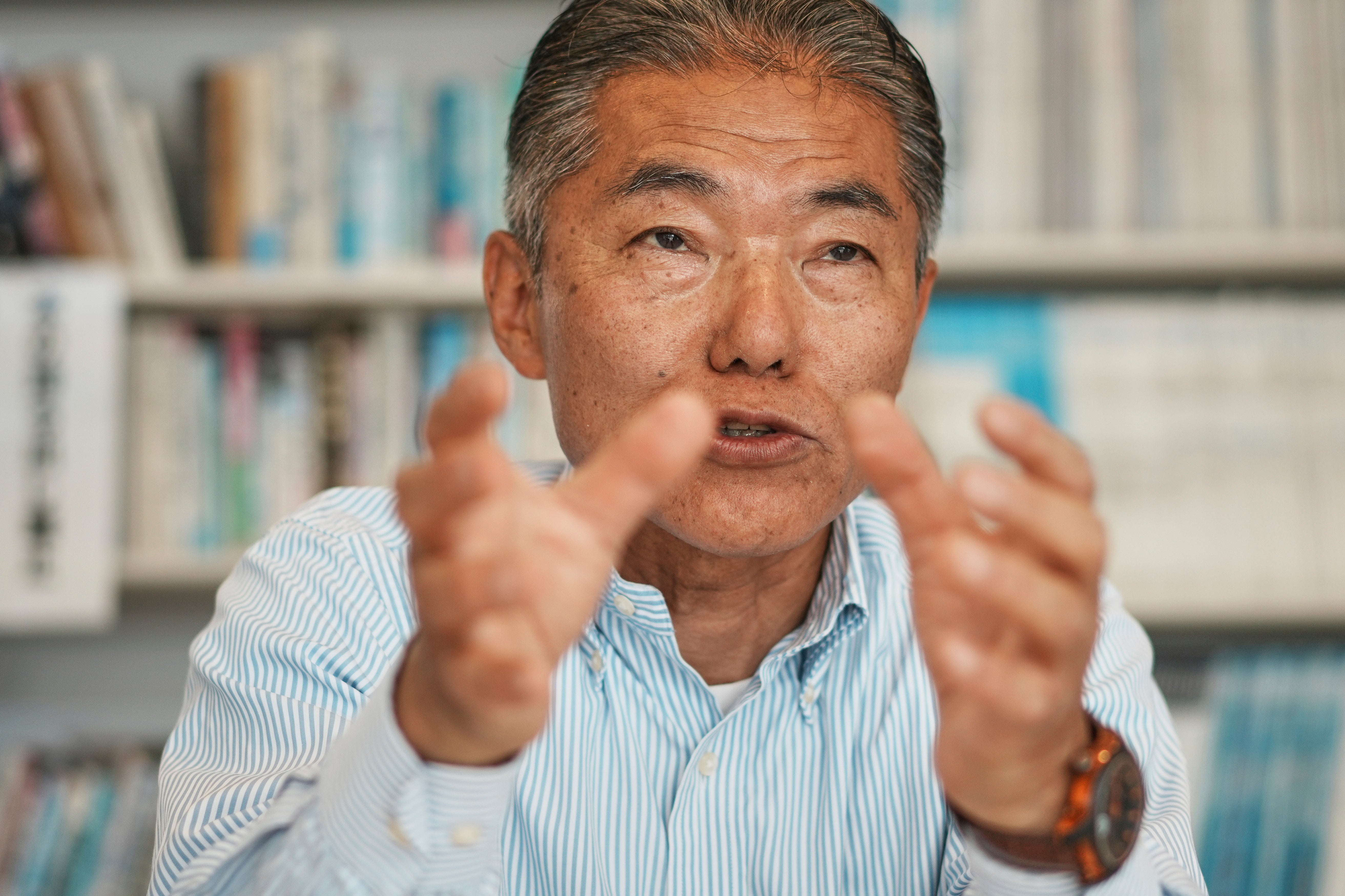 Masashi Funabara, a retired city hall employee and a “hidden” Christian