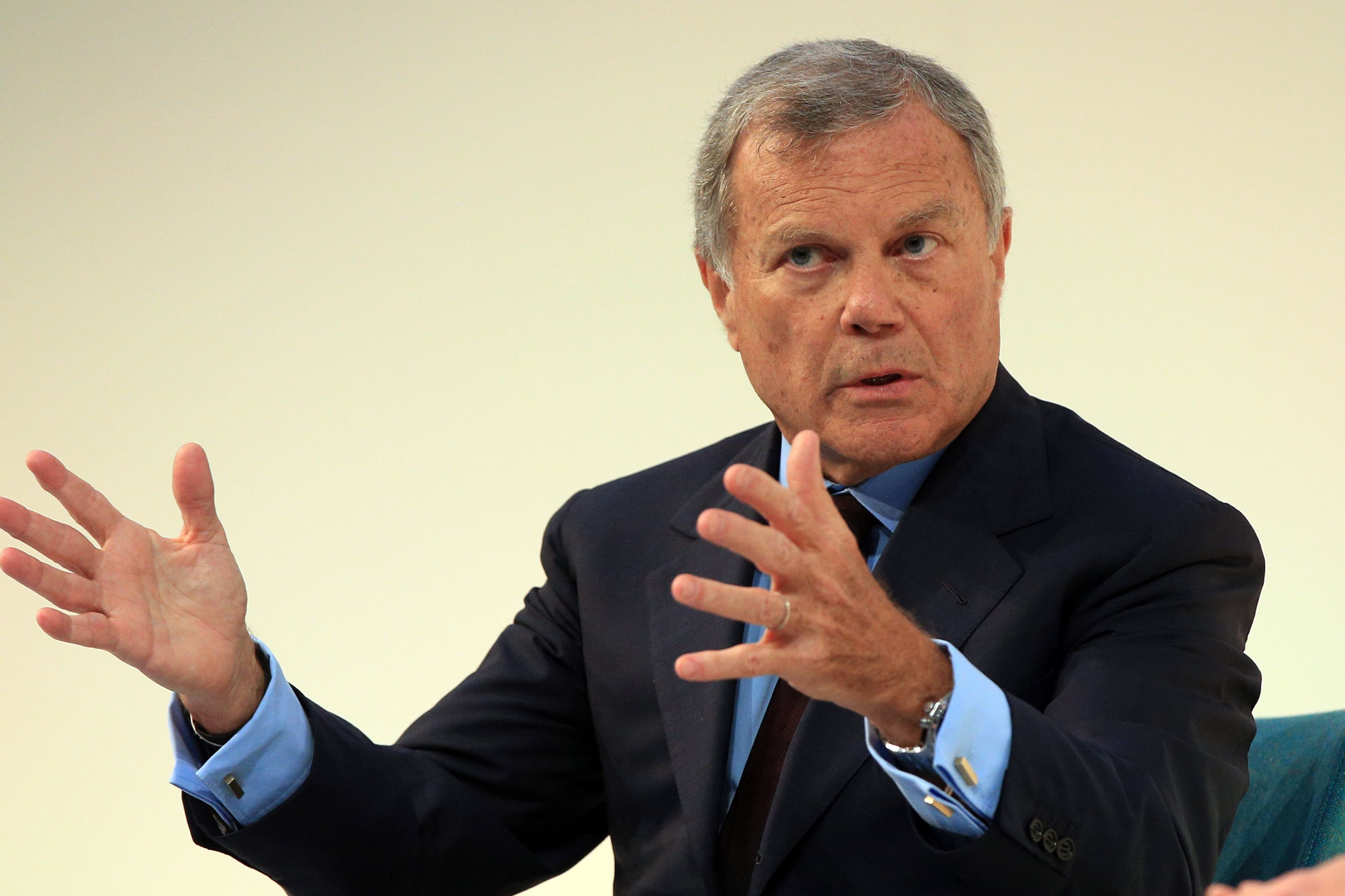 Sir Martin Sorrell’s marketing firm S4 Capital has cautioned annual revenues are set to fall amid customer caution as US tariff hikes cause global economic uncertainty (PA)
