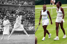Wimbledon court fashion throughout the years