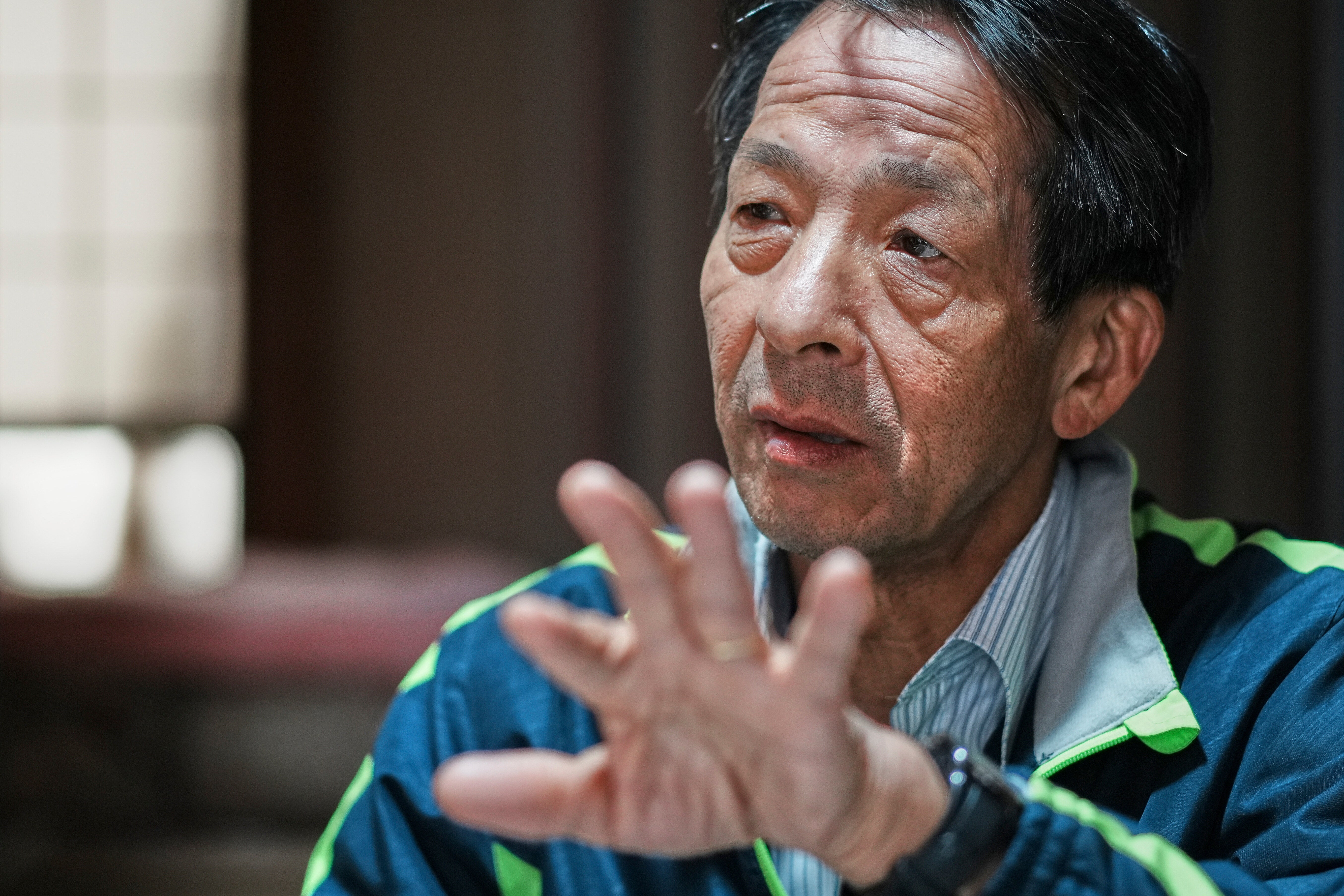Masatsugu Tanimoto, a farmer and a community leader who is one of only hundreds of so-called “hidden” Christians on the island of Ikitsuki