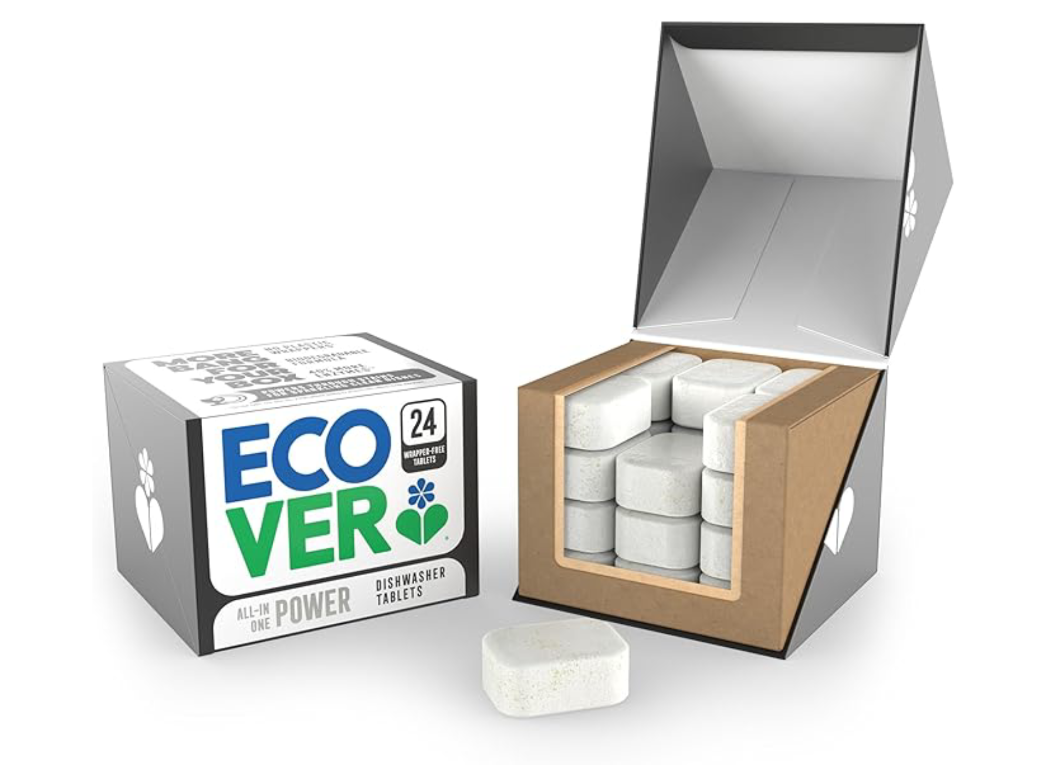Ecover all-in-one power dishwasher tablets