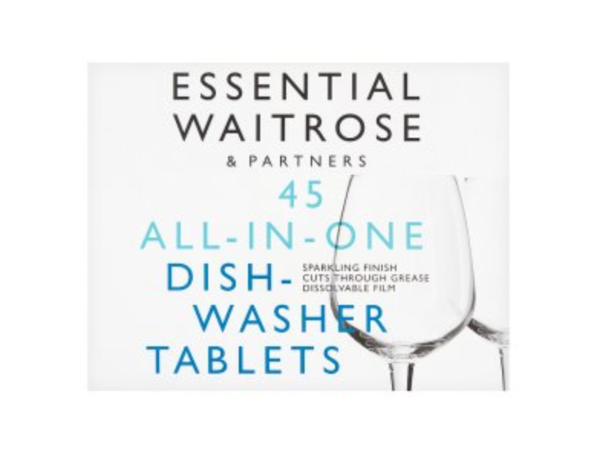 Waitrose all-in-one dishwasher tablets
