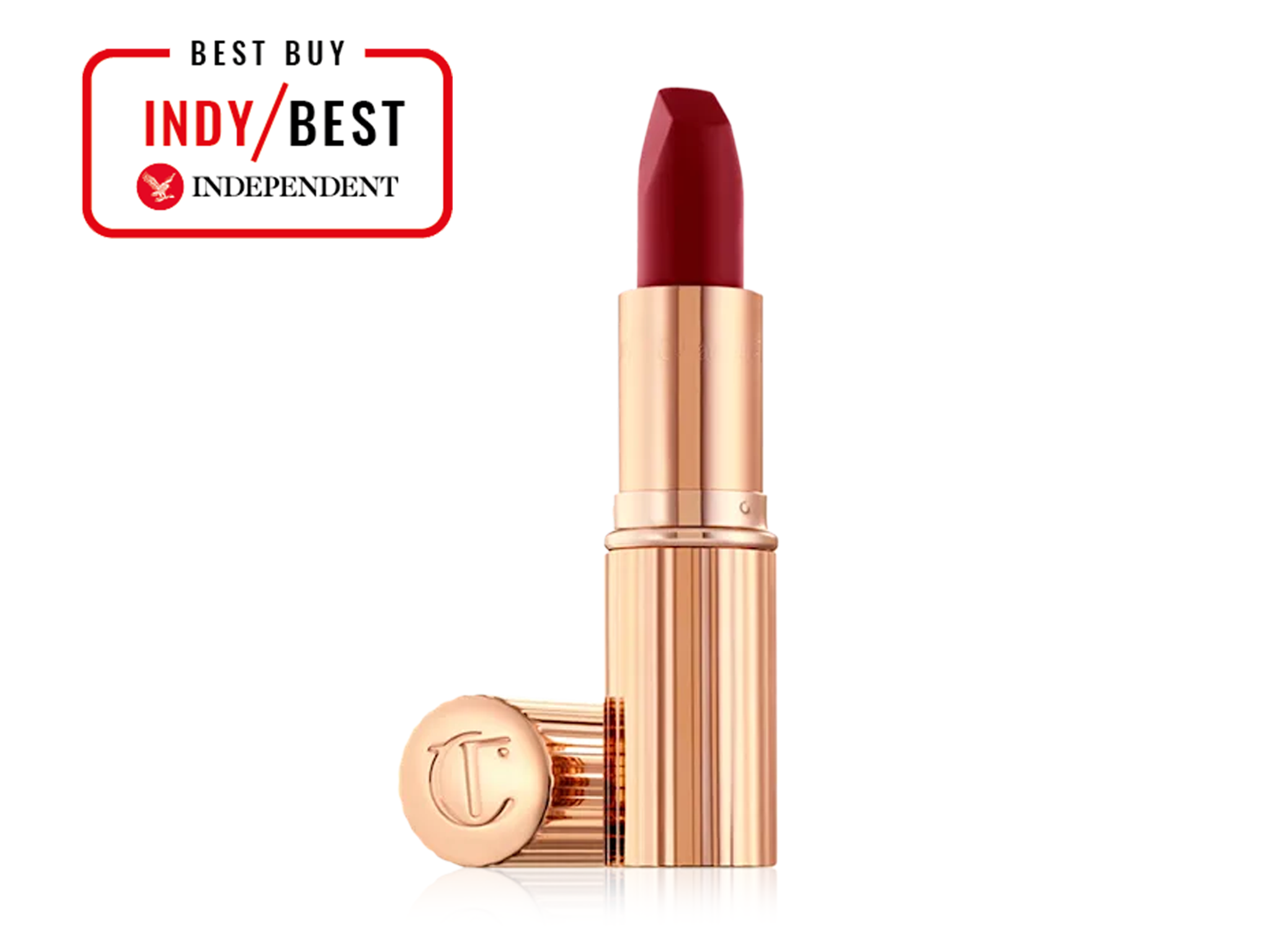 Best red lipsticks IndyBest review Charlotte Tilbury matte revolution, red carpet red