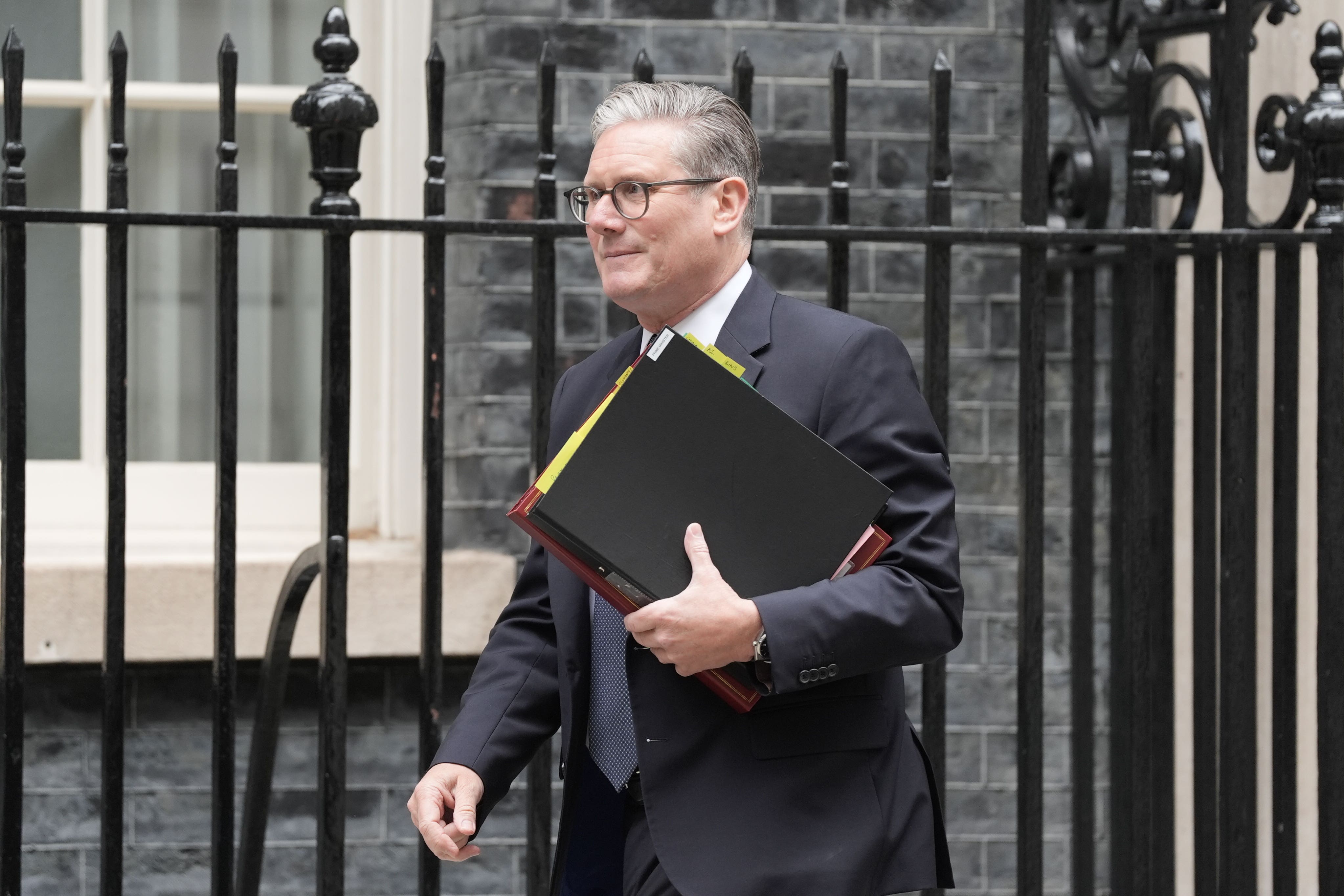 Sir Keir faced questions over tariffs and trade deals (Stefan Rousseau/PA)
