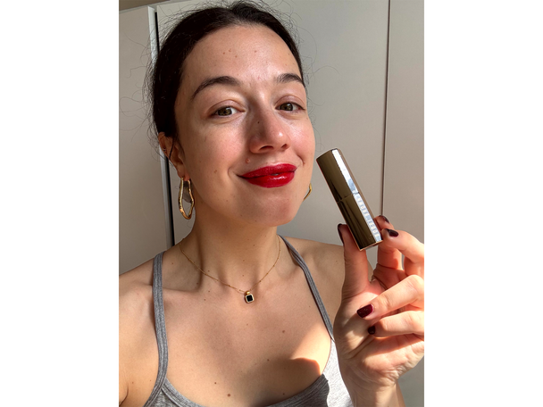 Bobbi Brown luxe lipstick, Parisian red