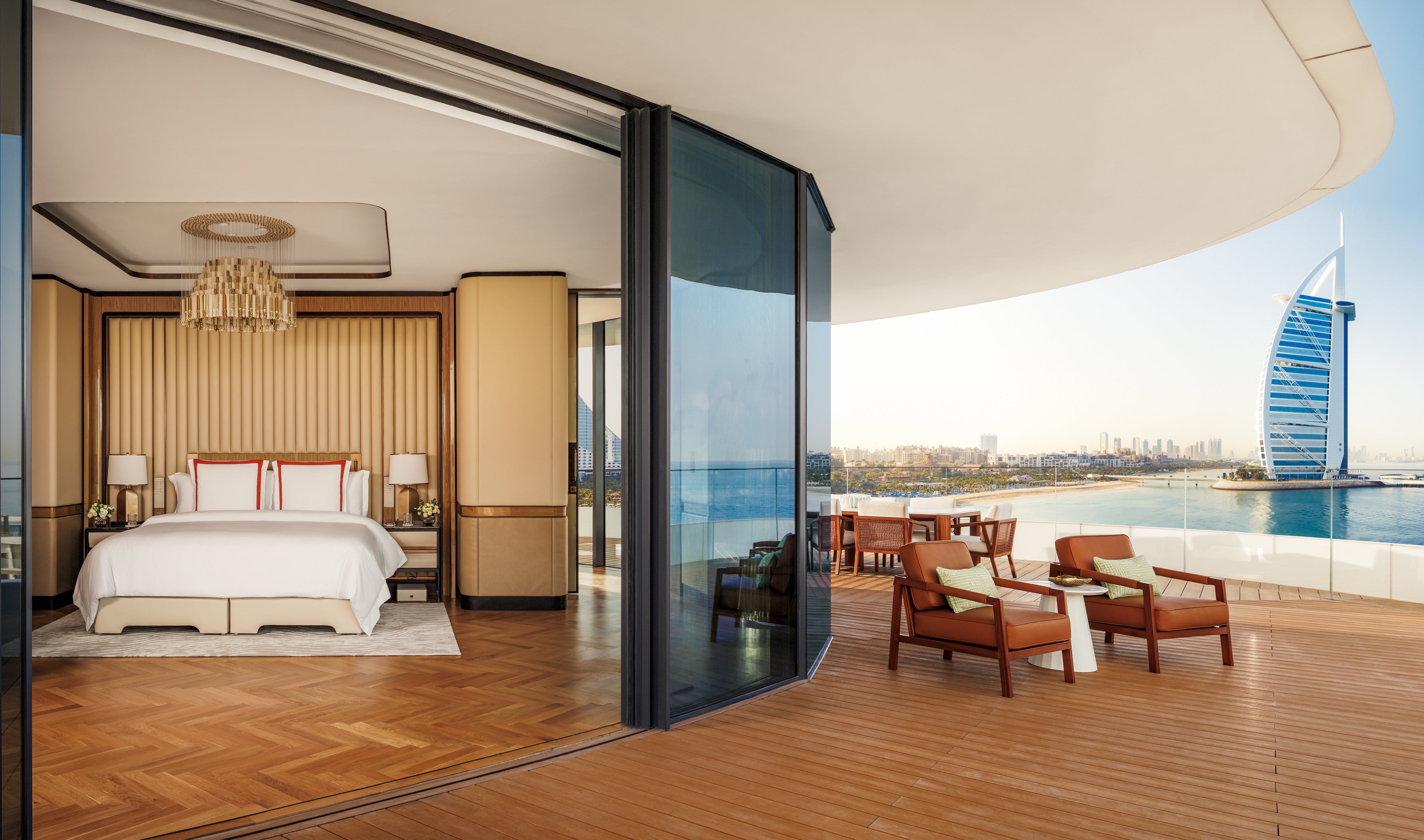 Views from the rooms at Jumeirah Marsa Al Arab are quite simply stunning