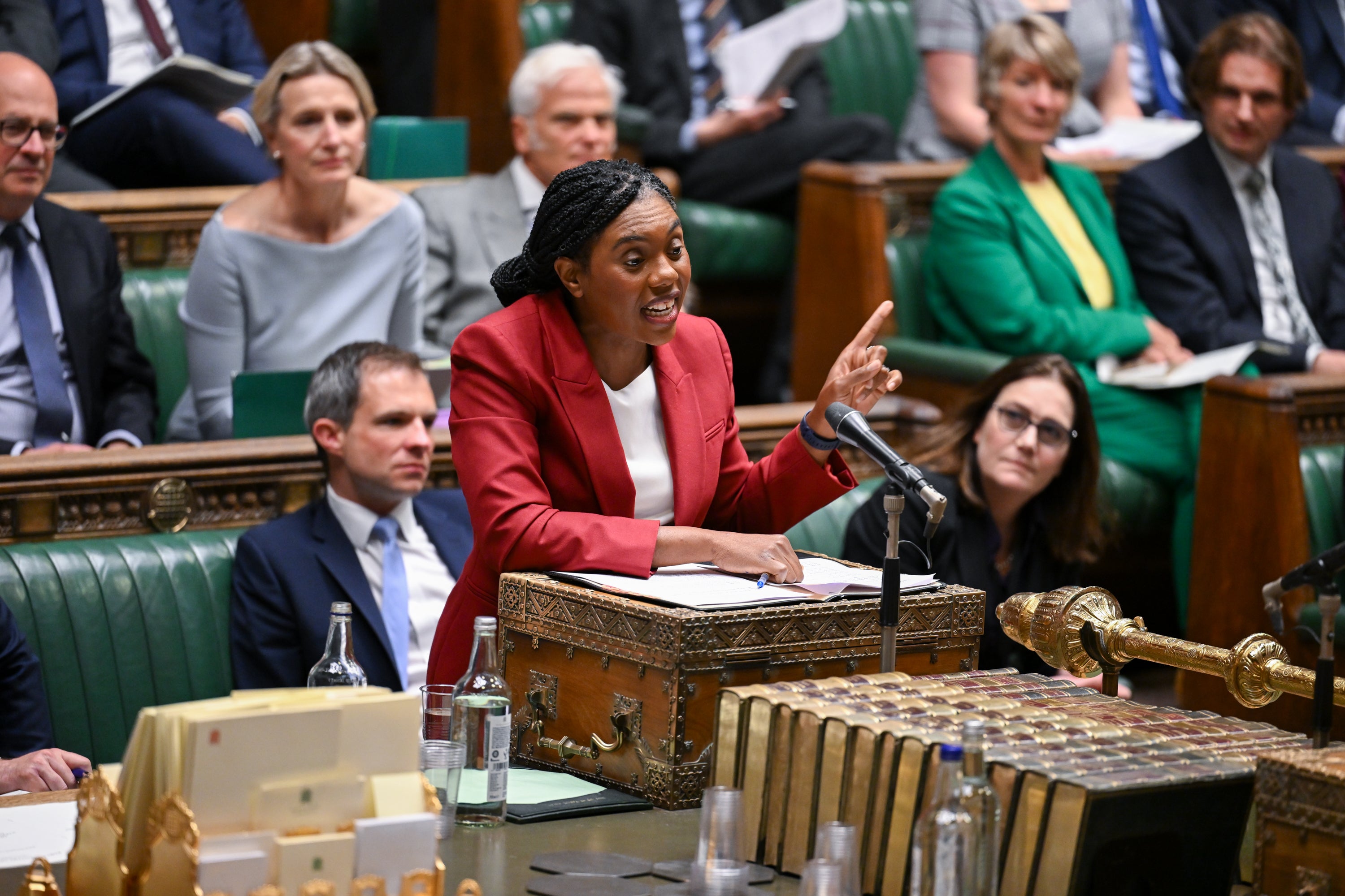 Ms Badenoch has been criticised for her performances in the Commons