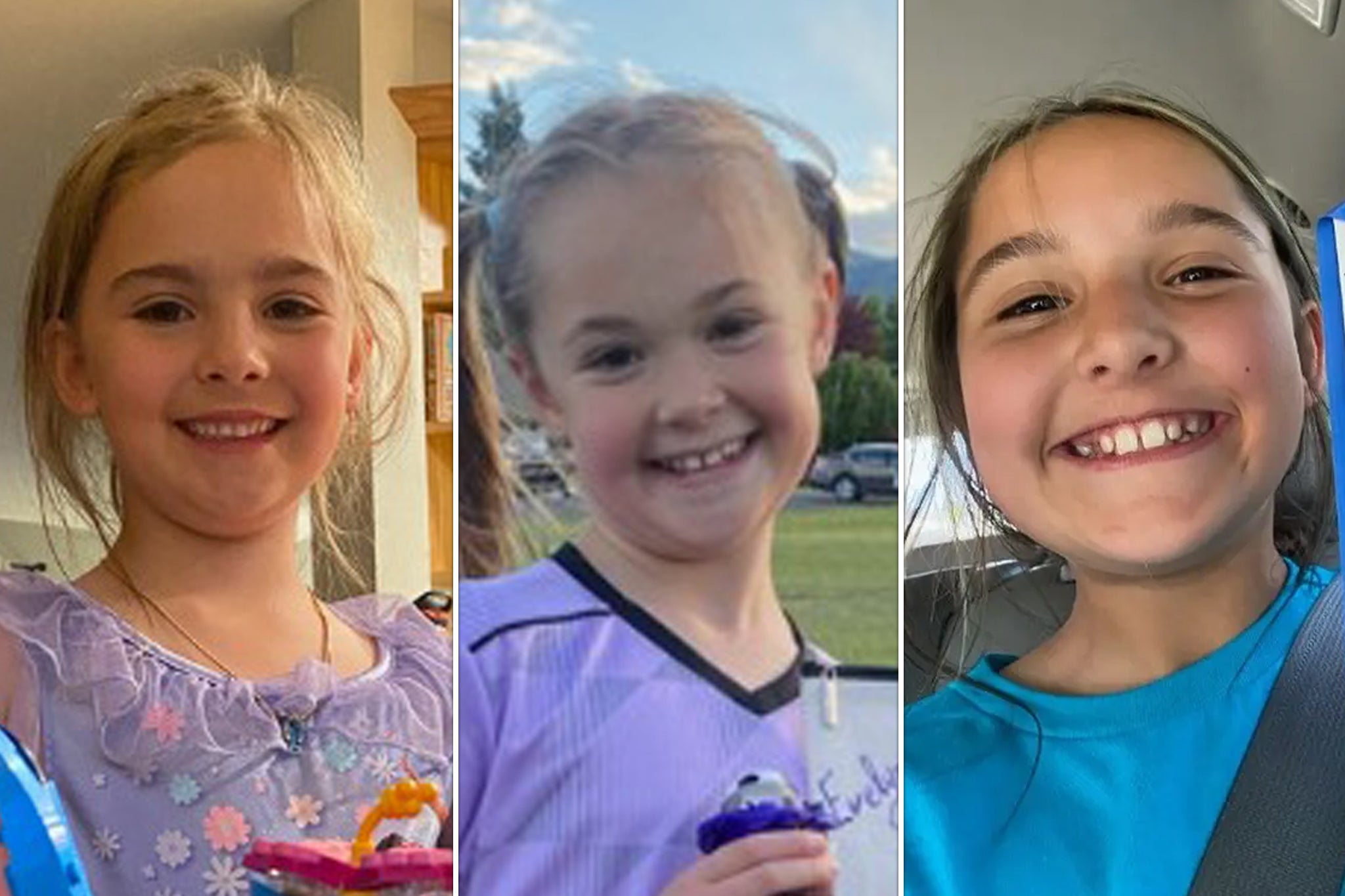  Olivia Decker, 5, Evelyn Decker, 8, Paityn Decker, 9, were found dead in Chelan County on Monday