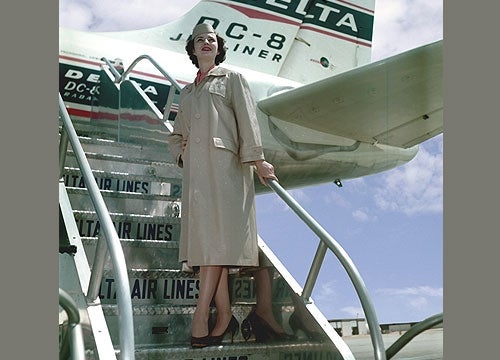 Above is Delta's first 'Jet Age' uniform