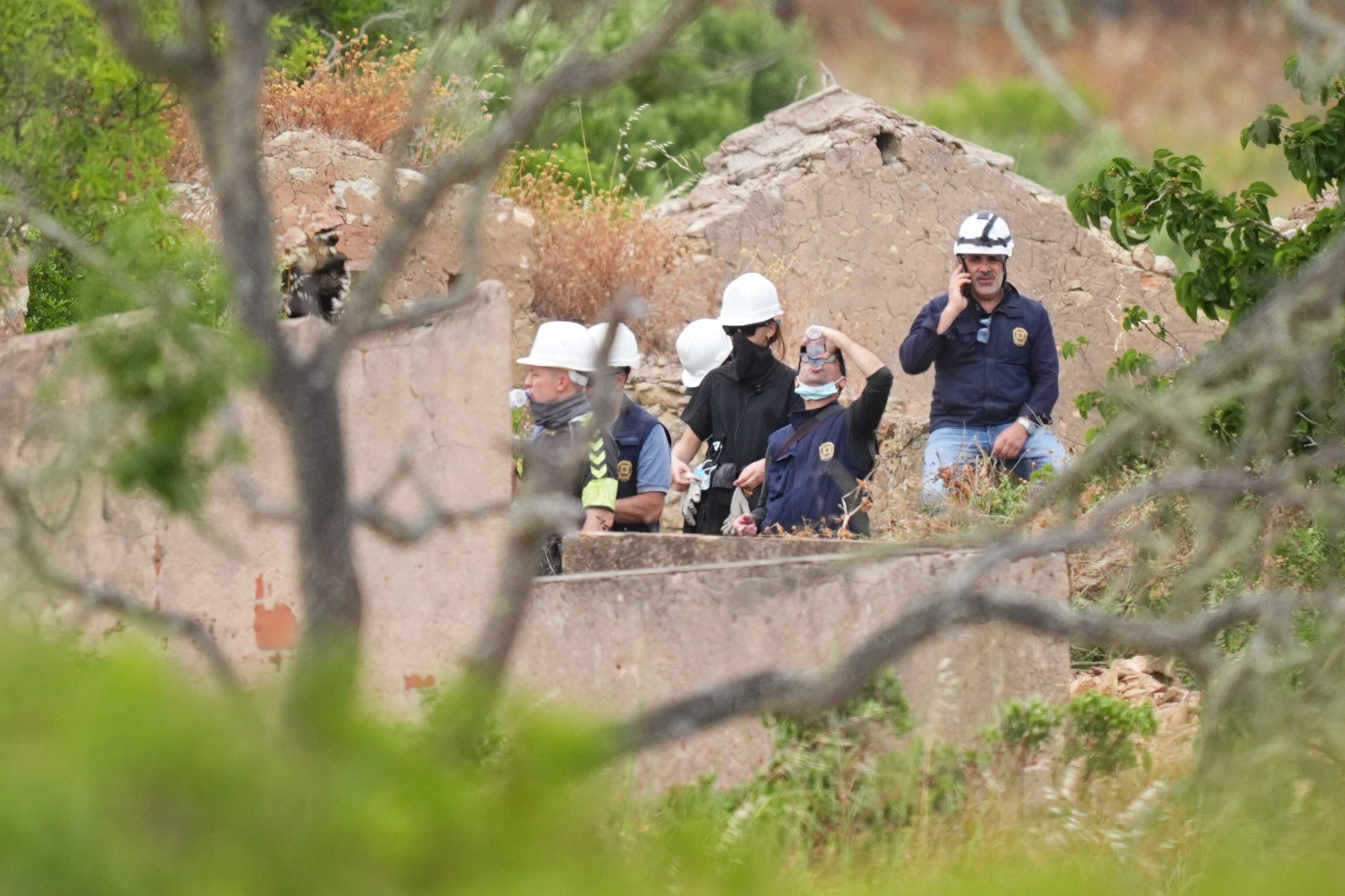 German Federal Police have been supported by local officers in their search, which is believed to have covered 21 abandoned buildings so far