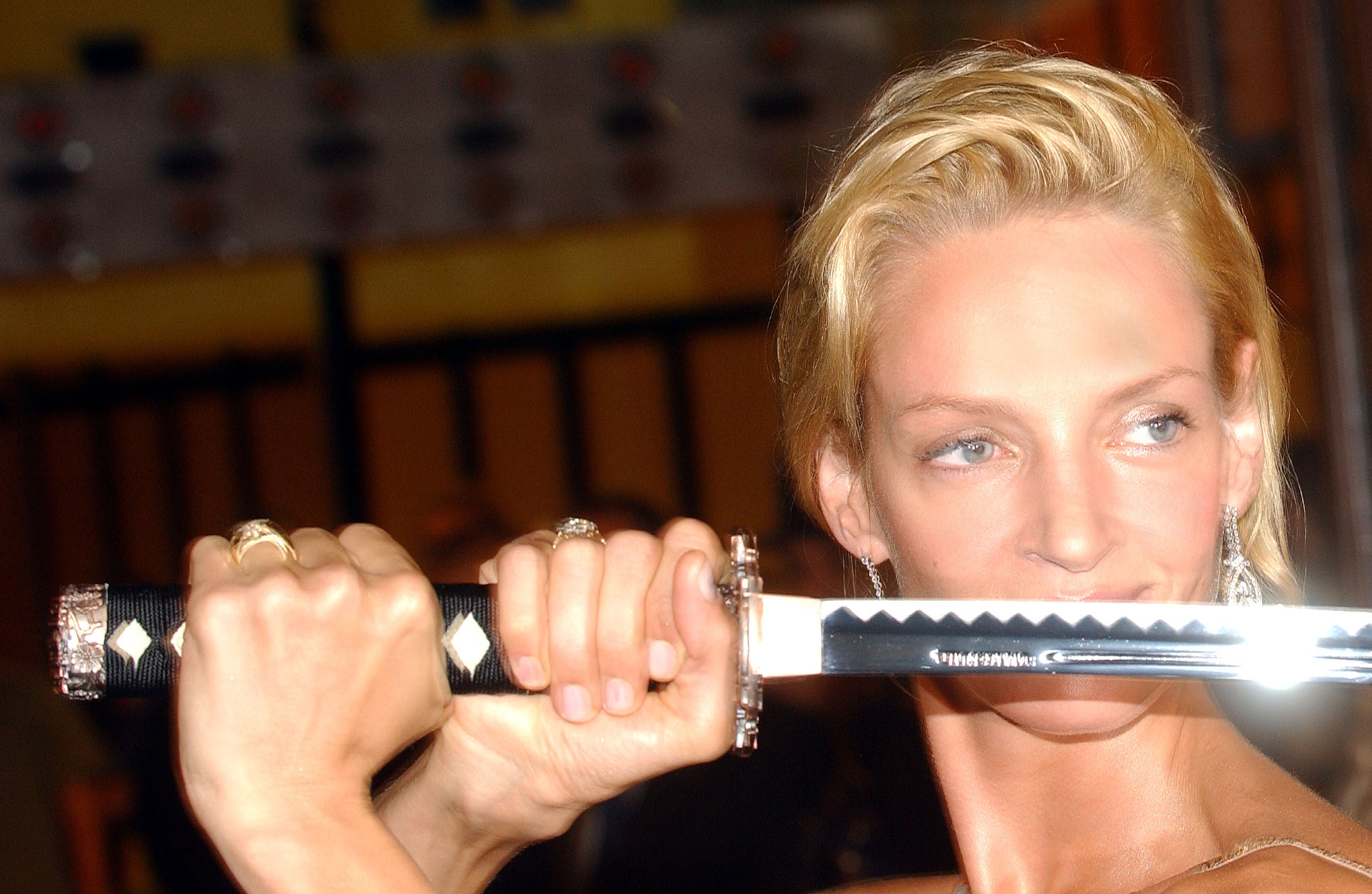 Elon Musk is using Uma Thurman’s bloody assassin classic “Kill Bill” to foment rebellion against Trump’s budget.