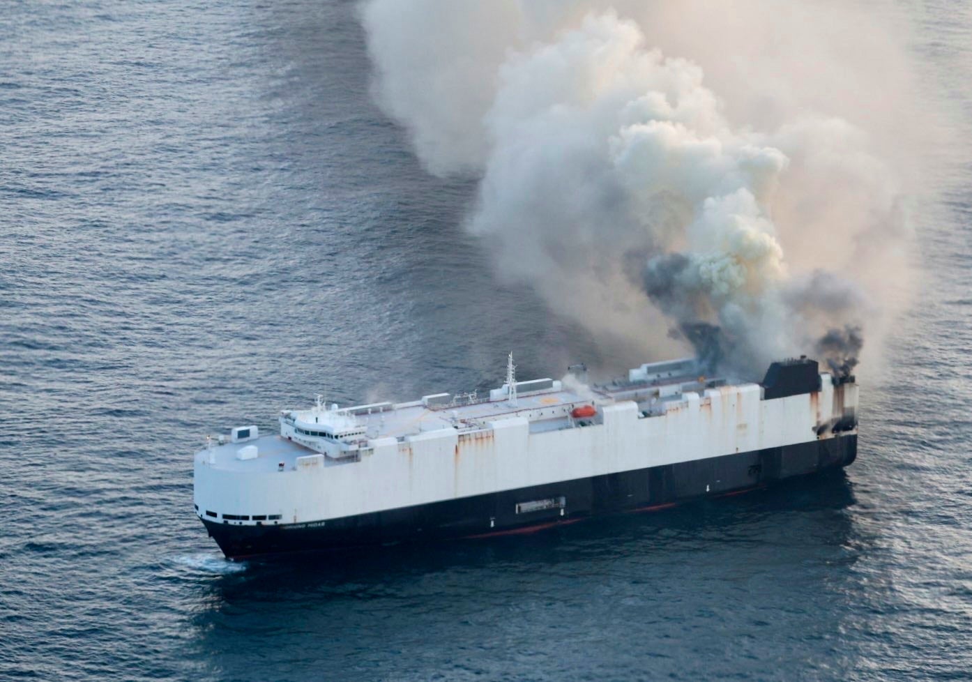 Alaska Cargo Ship Fire