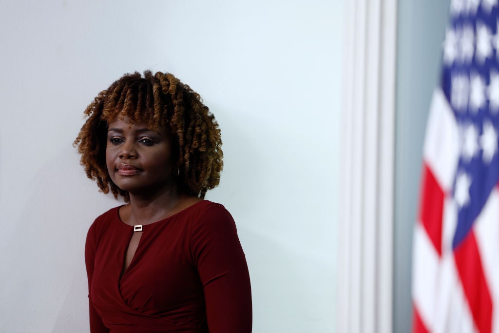 Karine Jean-Pierre announced Wednesday that she was becoming an independent