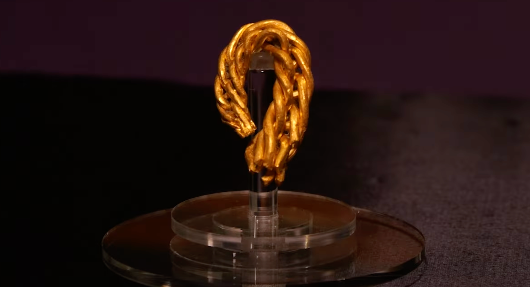 A Viking Age gold arm-ring found on the Isle of Man