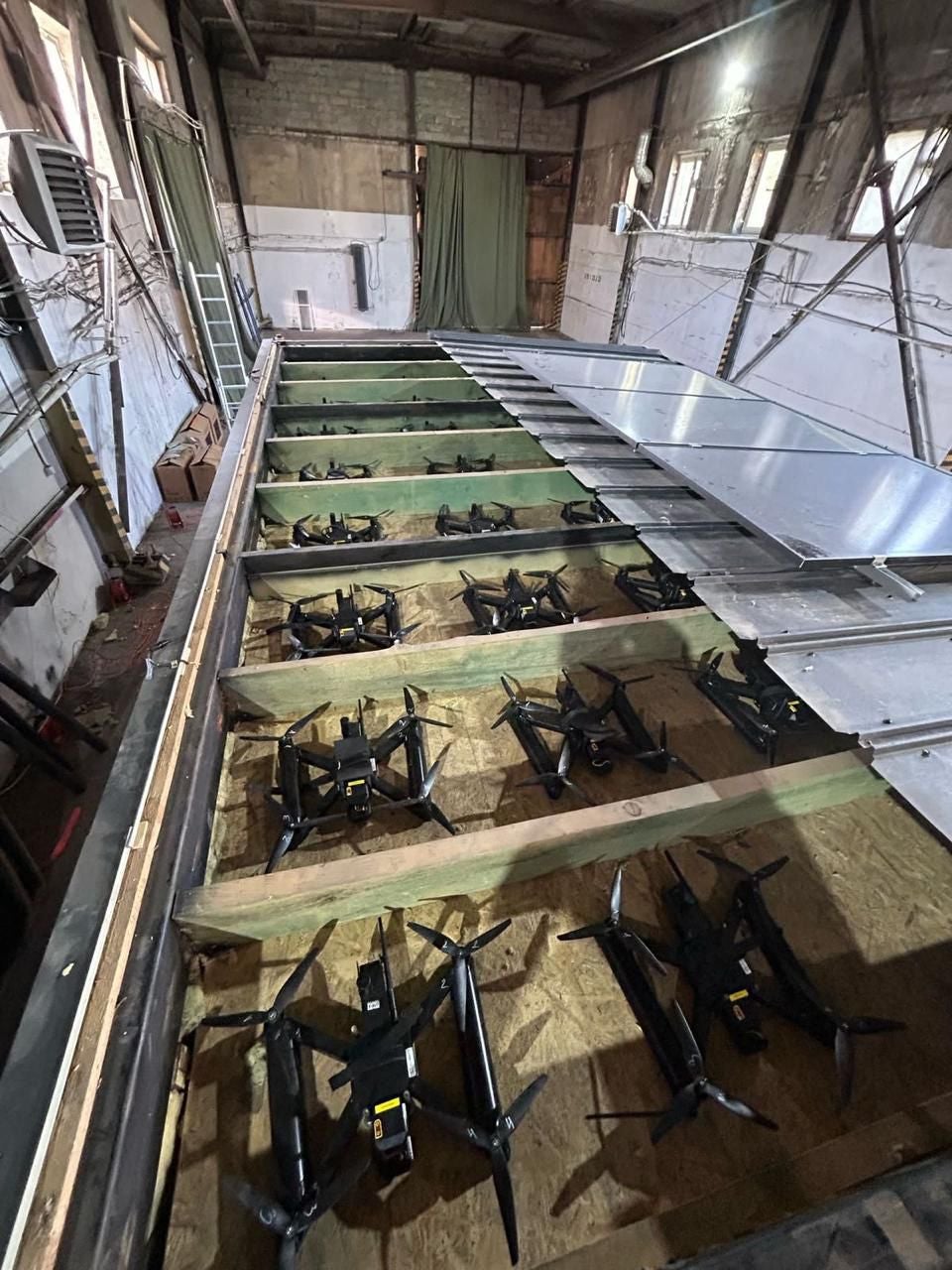 Photo by Security Service of Ukraine shows Ukrainian military drones amid the Russian invasion of Ukraine