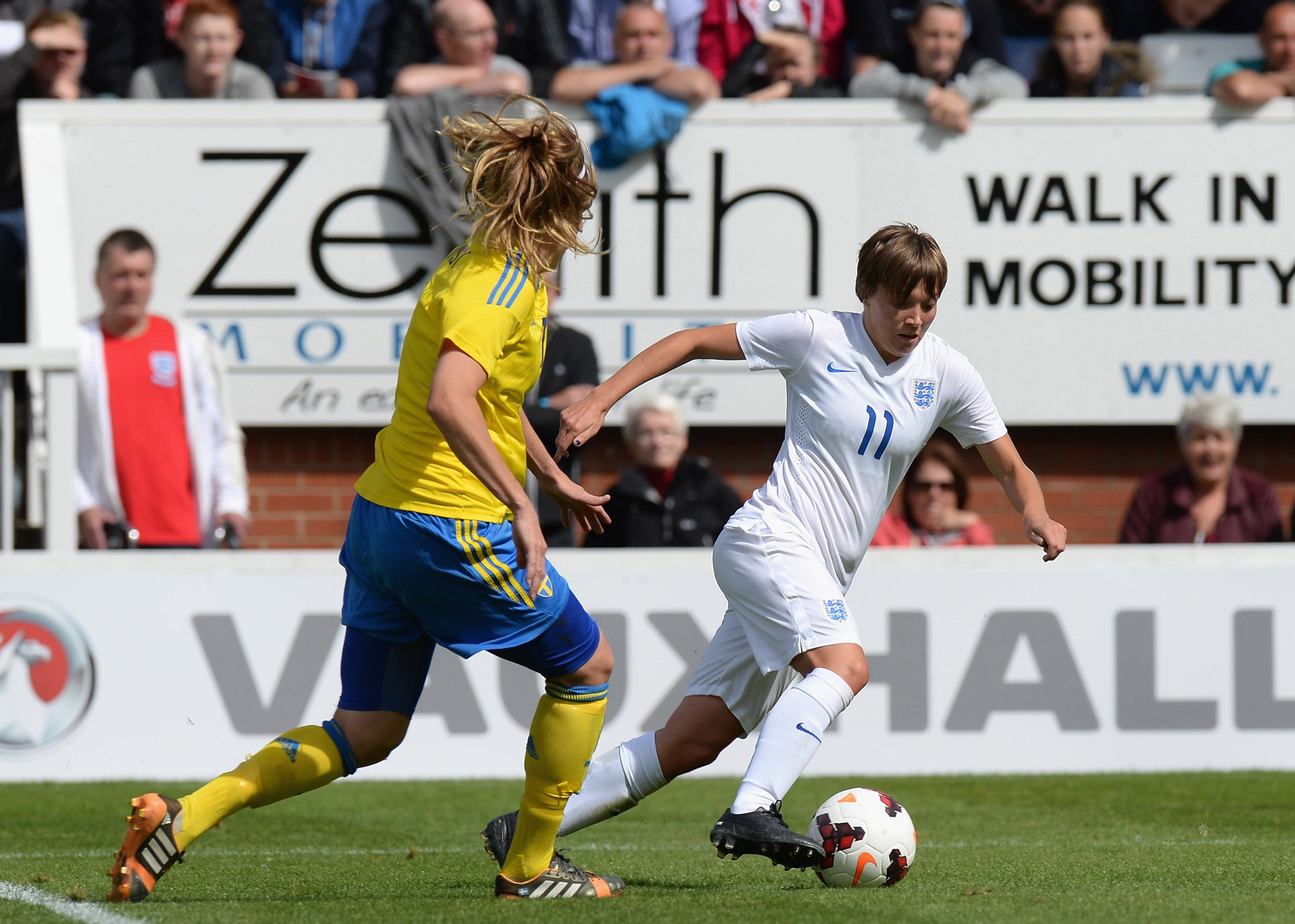 Fran Kirby made her England debut back in 2014, while playing in the second tier for Reading