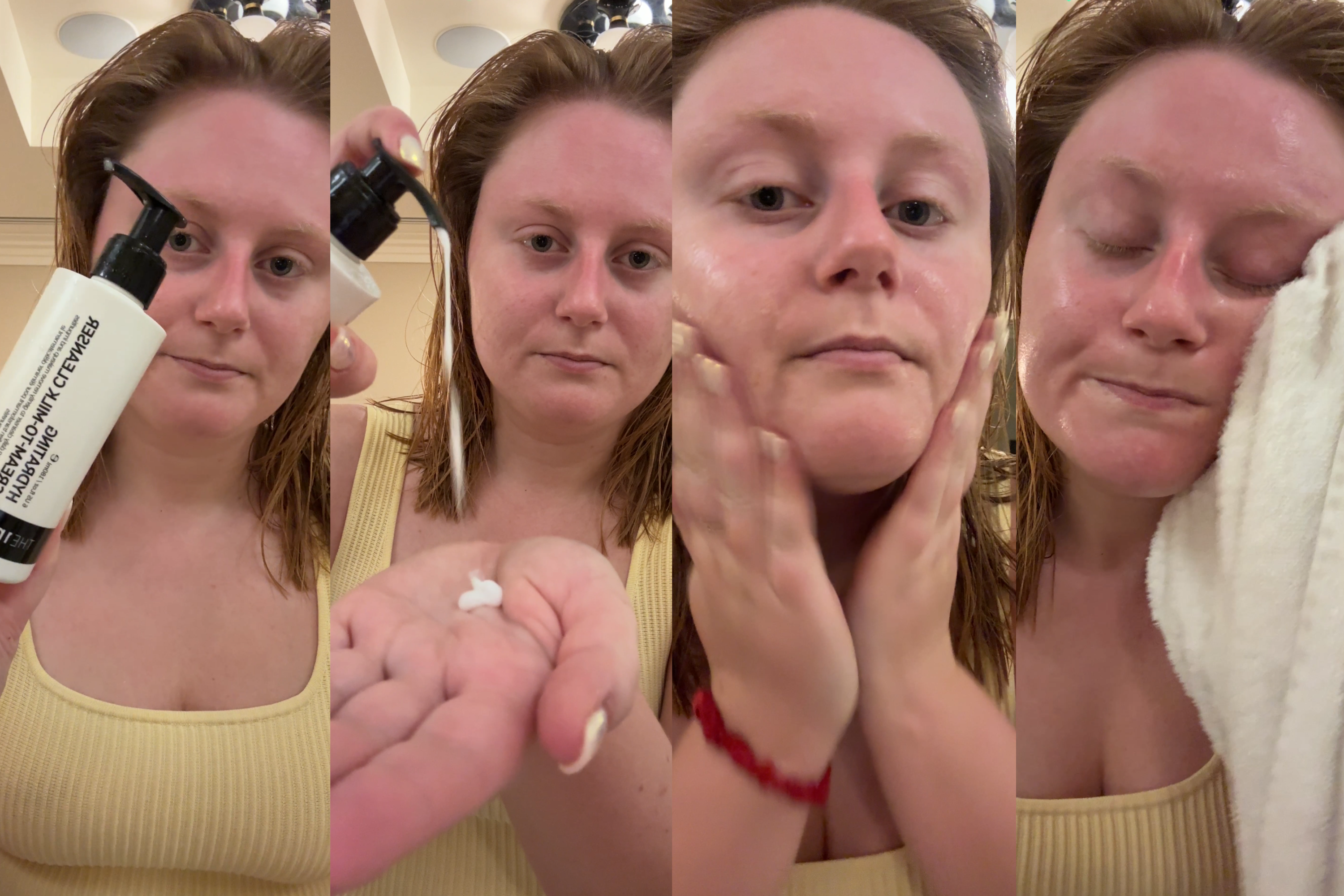 I used the cleanser over the course of a month, morning and night