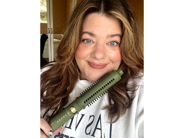 Best hot brush IndyBest review MDLondon wave heated barrel brush multi-styler 