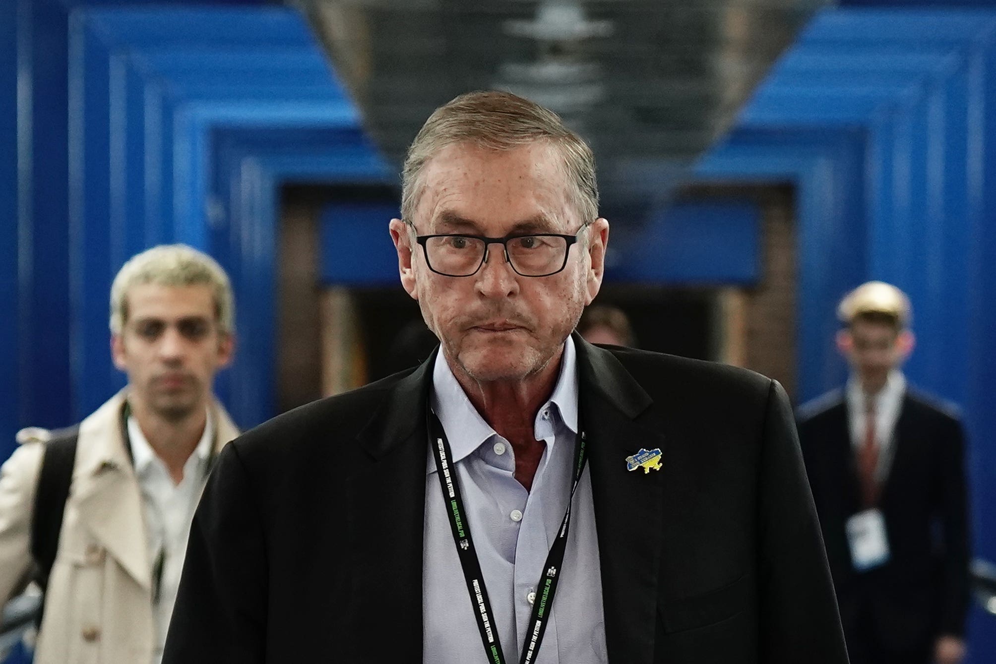 Lord Ashcroft arrives for the Conservative Party annual conference at the International Convention Centre in Birmingham (Aaron Chown/PA)