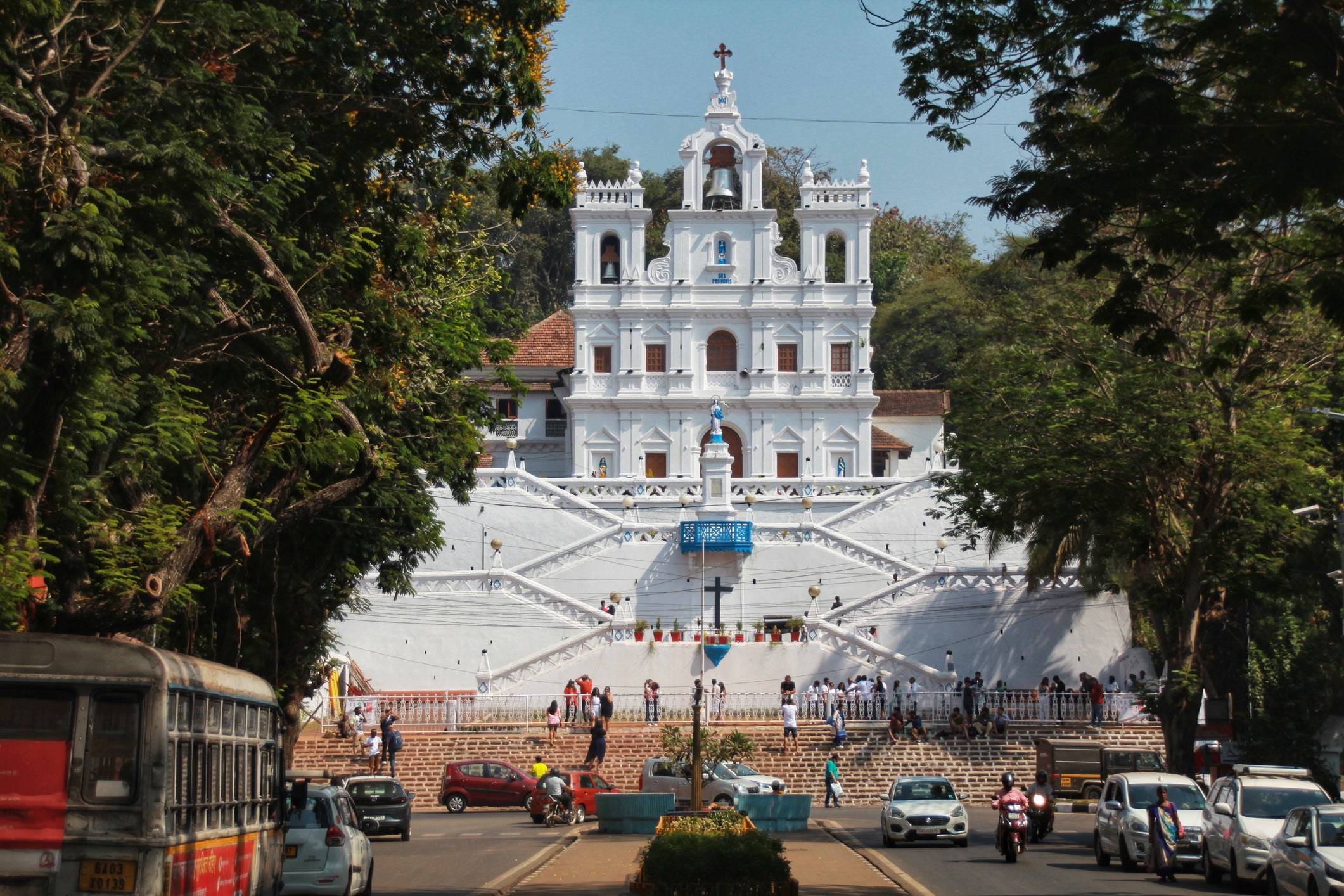 The baroque Our Lady of the Immaculate Conception church is the centrepiece of Panaji