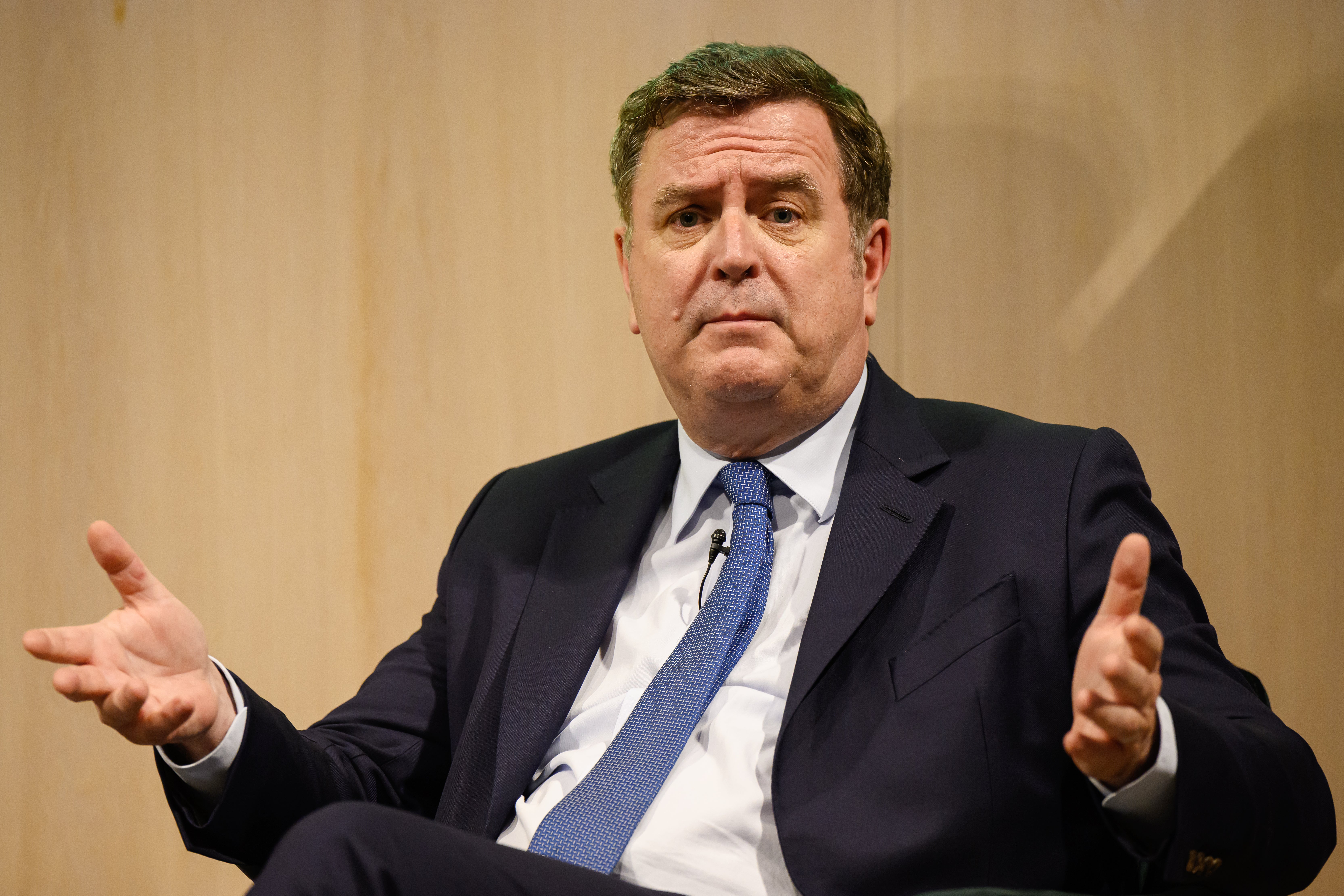 Mel Stride took the opportunity to discuss Ms Badenoch’s leadership at his keynote speech in London on Thursday