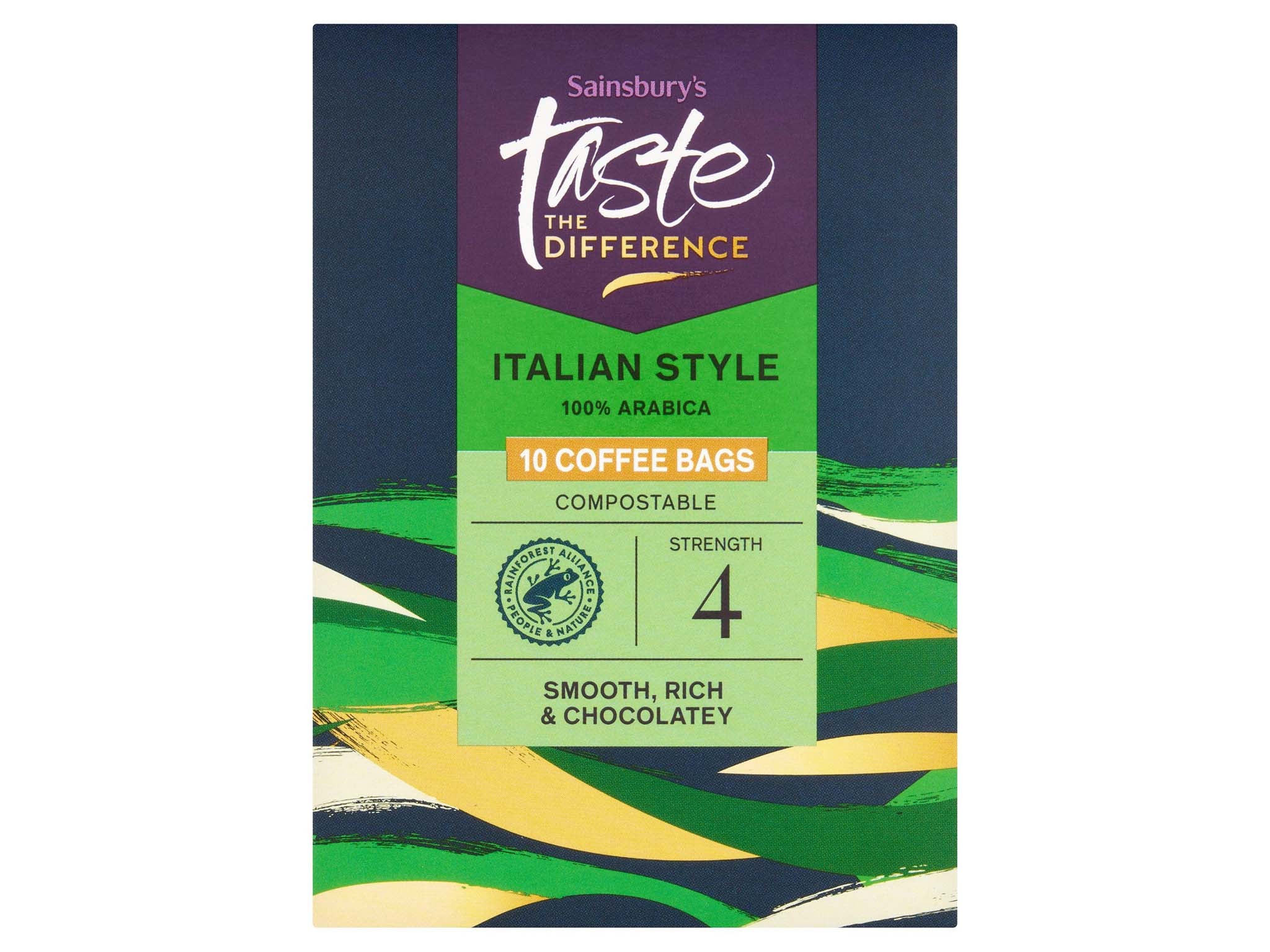 Sainsbury's Italian Style Coffee Bags x10 Taste the Difference