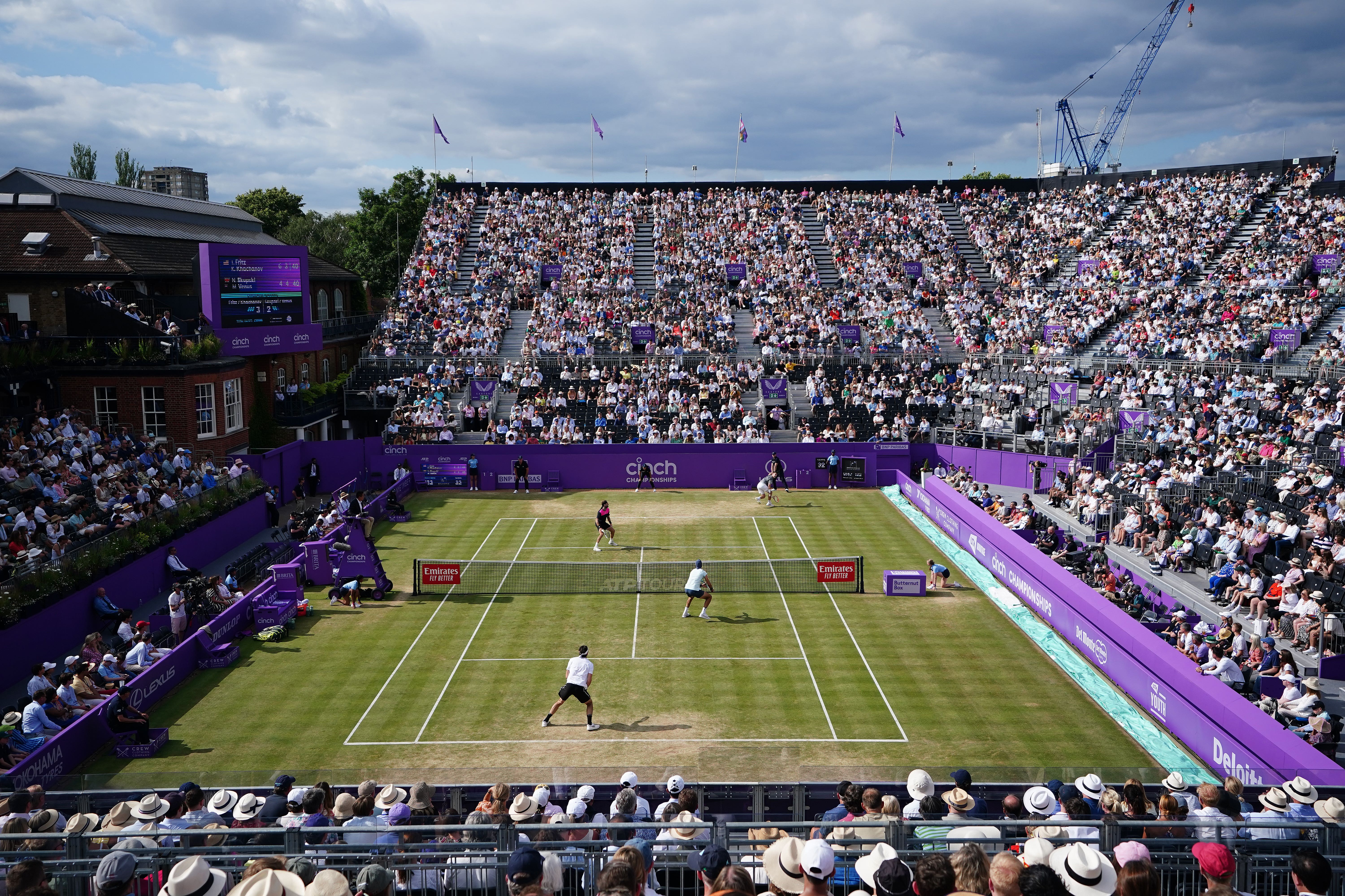 Women will play at Queen’s Club for the first time in more than 50 years next week (Zac Goodwin/PA)