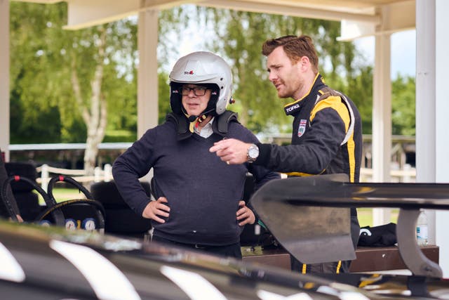 <p>Our writer with Formula 4 coach James ‘Jiggy’ Gornall </p>