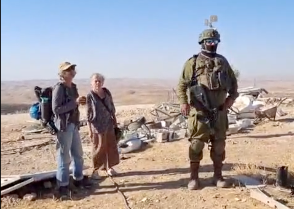 Björk, left, and Murphy were apprehended by Israeli authorities on Saturday