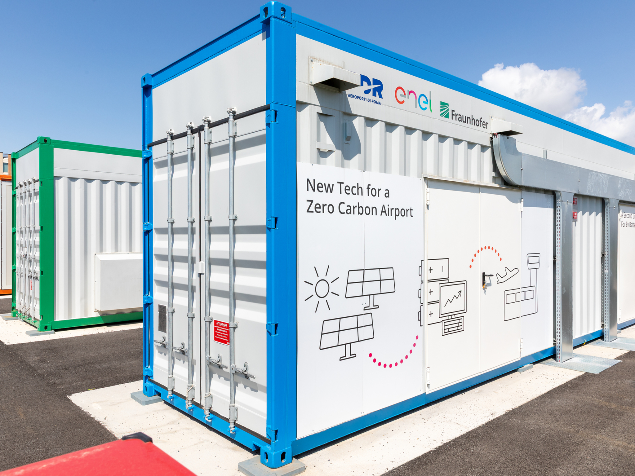 The battery energy storage system at Rome Fiumicino Airport