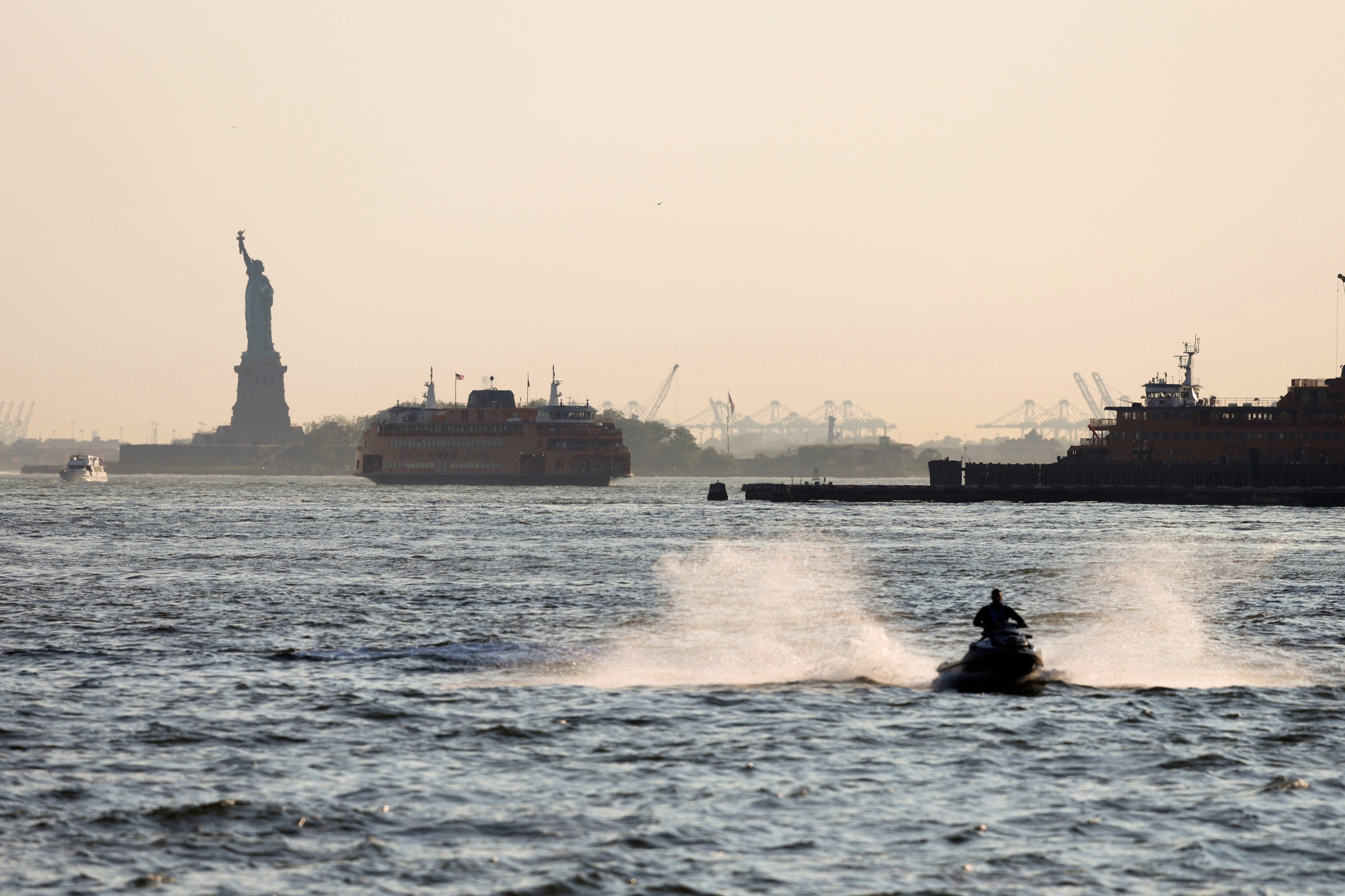 New York City also saw its air quality plummet on Wednesday. Although, it was expected to improve on Thursday