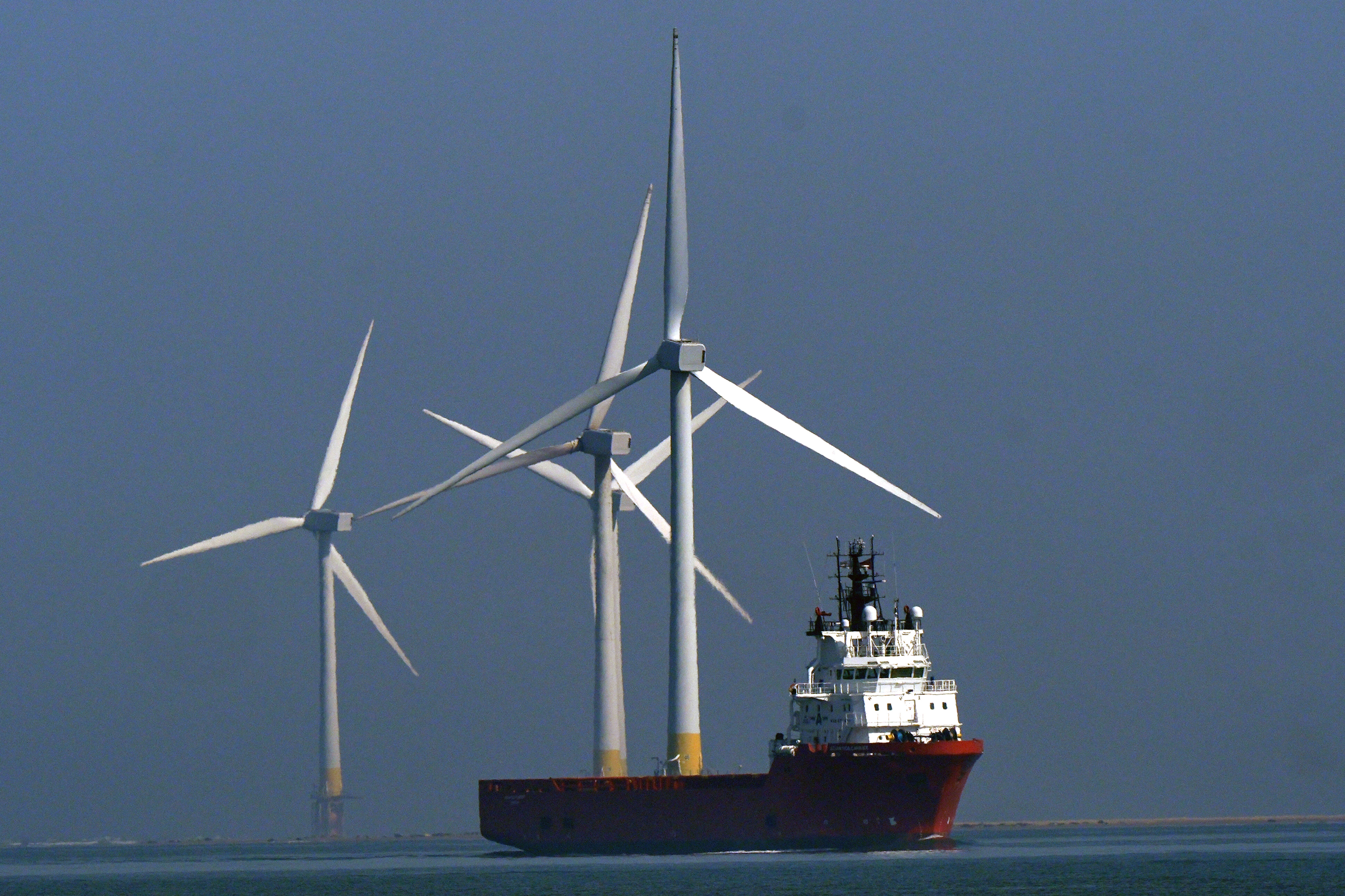 A wind farm in the North Sea (Yui Mok/PA)