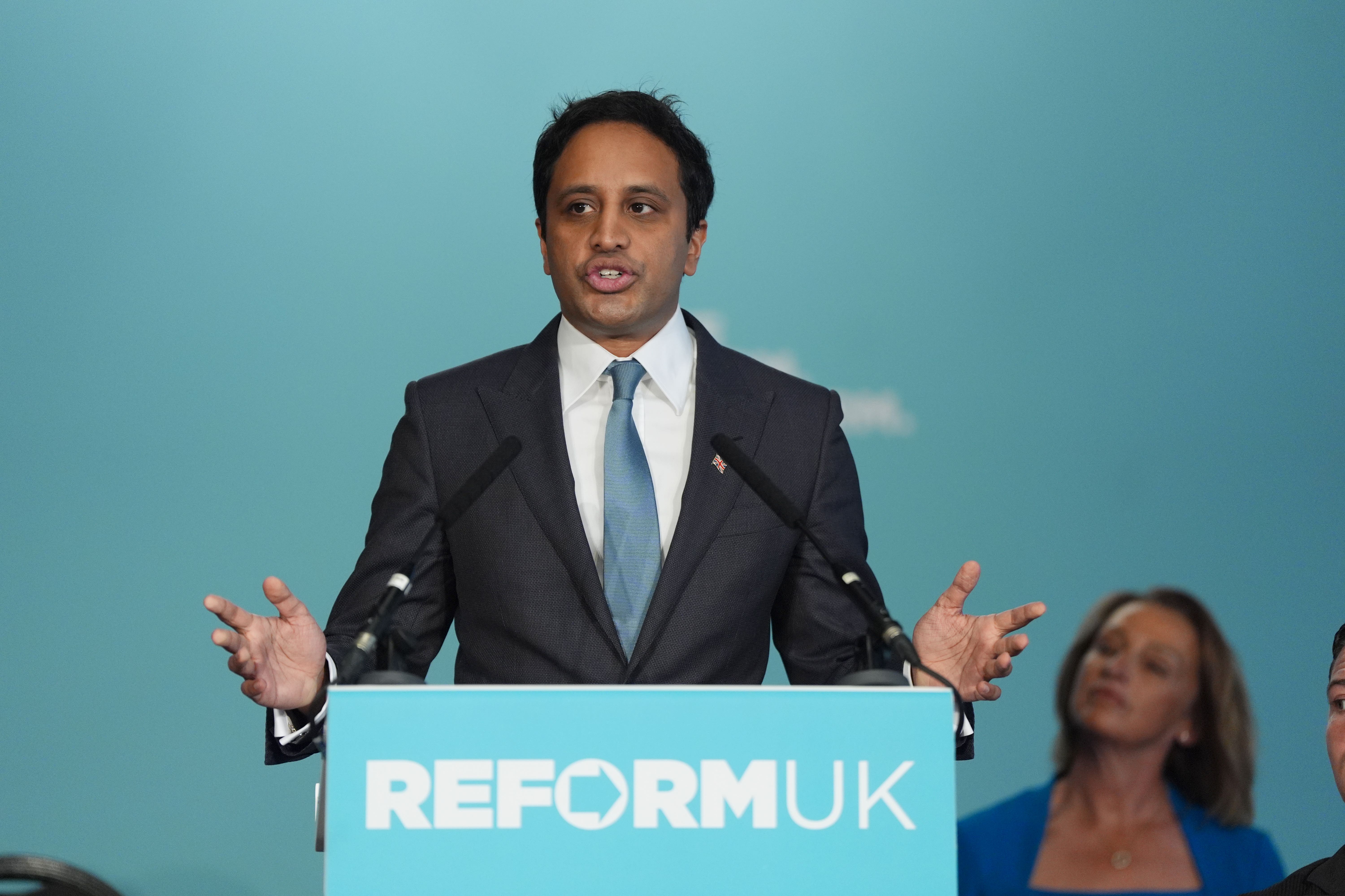 Zia Yusuf has resigned as Reform UK’s chairman (Ben Whitley/PA)