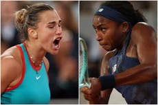 Coco Gauff v Aryna Sabalenka start time: When is French Open final?