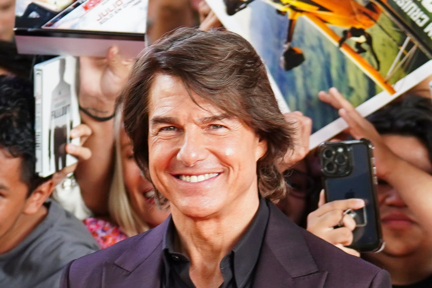 Tom Cruise at the 'Mission Impossible – The Final Reckoning' premiere in Mexico City in May 2025