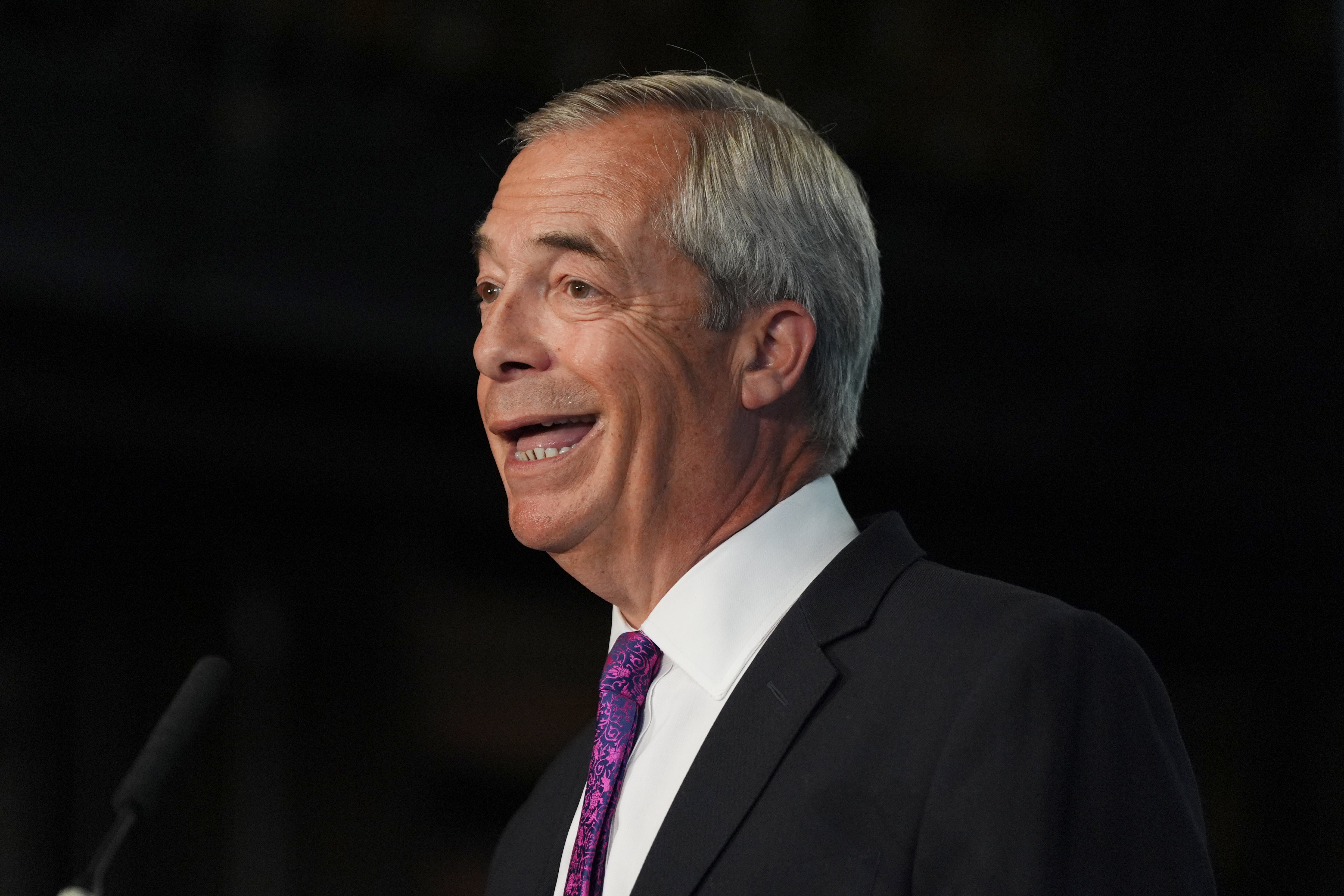 Reform UK have seen a surge in popularity during the campaign (Ben Whitley/PA)