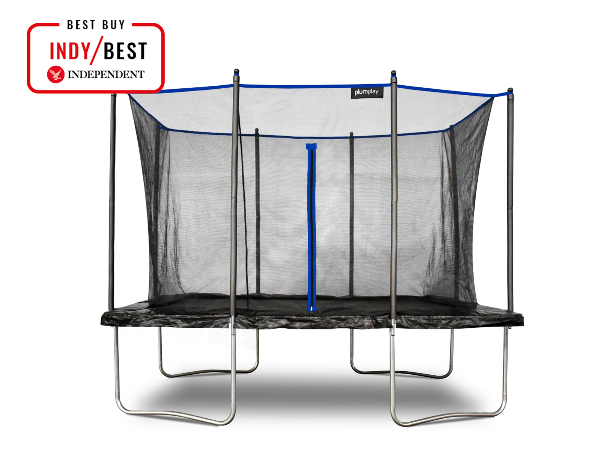 Best trampolines IndyBest review Plum 8ft x 10ft rectangular trampoline