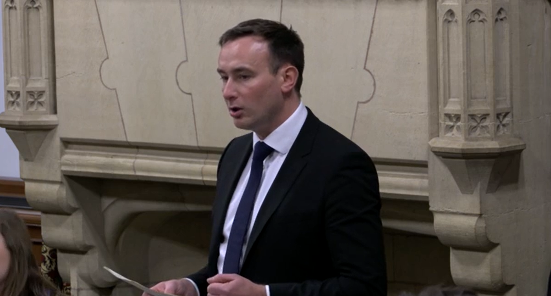 Labour MP Tom Hayes has introduced an amendment to a bill that could see playgrounds included within housing developments