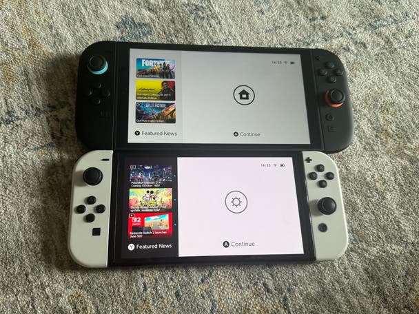 Nintendo Switch 2 and OLED Switch