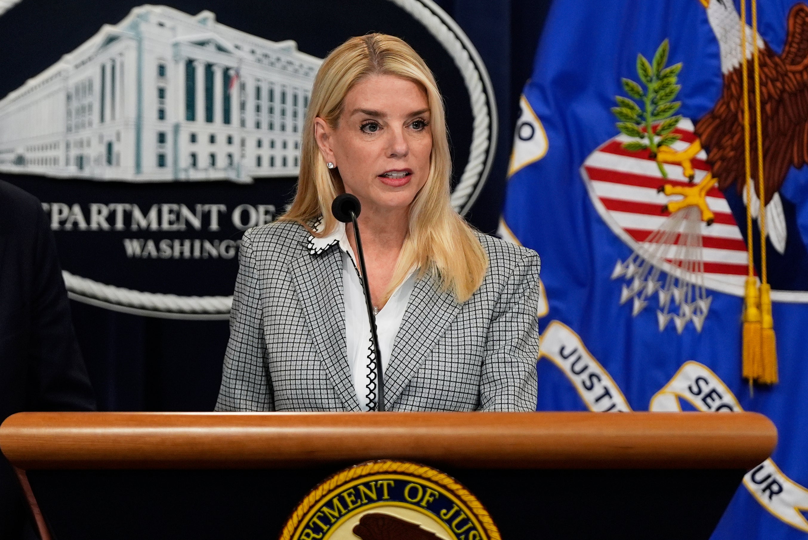 Attorney General Pam Bondi called an indictment and allegations against Kilmar Abrego Garcia ‘American justice’ after the Trump administration repeatedly defied court orders for his return to the United States