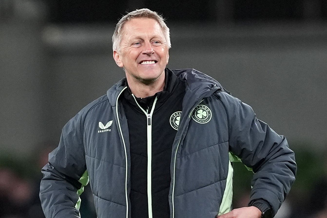 Heimir Hallgrimsson took heart from the Republic of Ireland’s performance (Brian Lawless/PA)