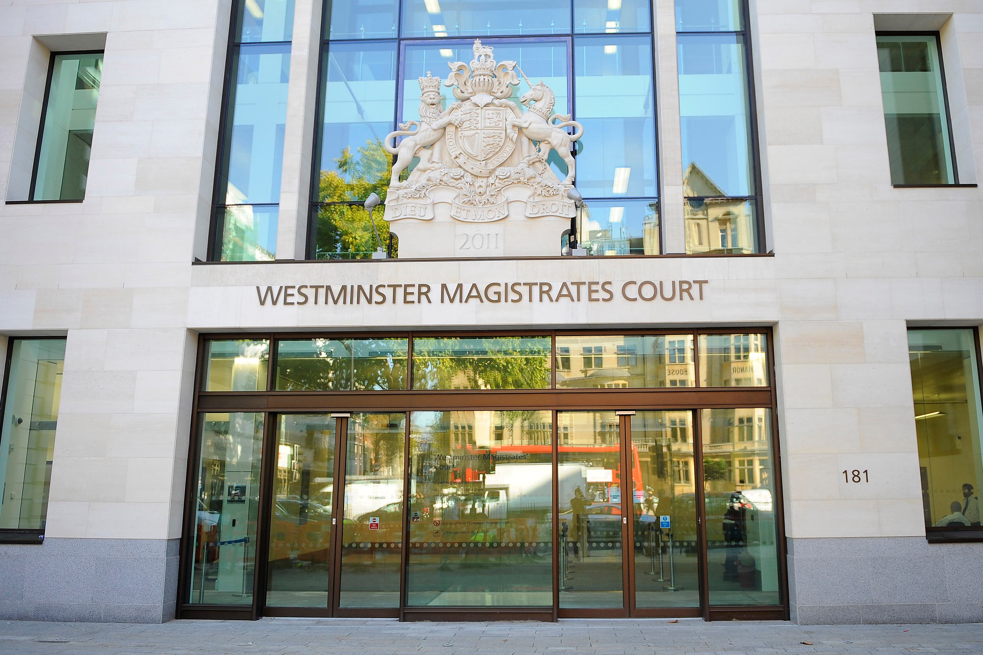 Ilyas Akhtar, of Slough, spoke only to confirm his personal details when he appeared in the dock at Westminster Magistrates’ Court on Saturday (Kevin Quigley/PA)