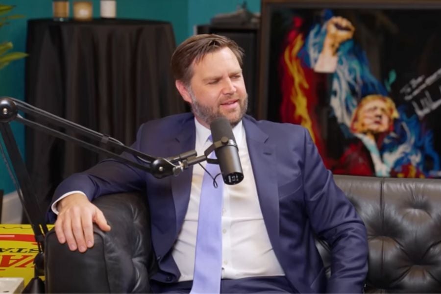 Vice President JD Vance saw Elon Musk's tweet about Jeffrey Epstein and Donald Trump for the first time on Theo Von's podcast.