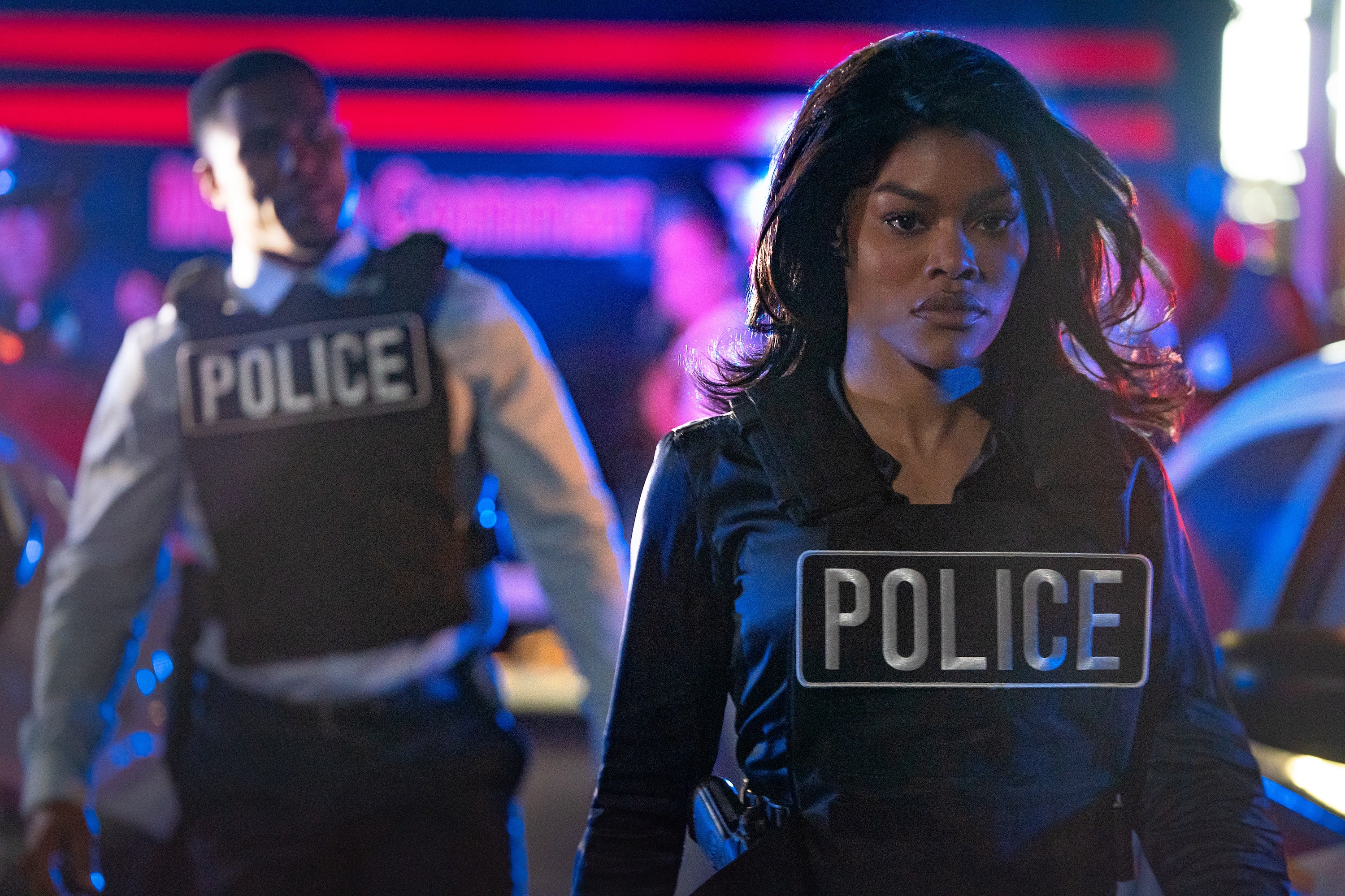 Teyana Taylor as Officer Kay Raymond in ‘Straw’