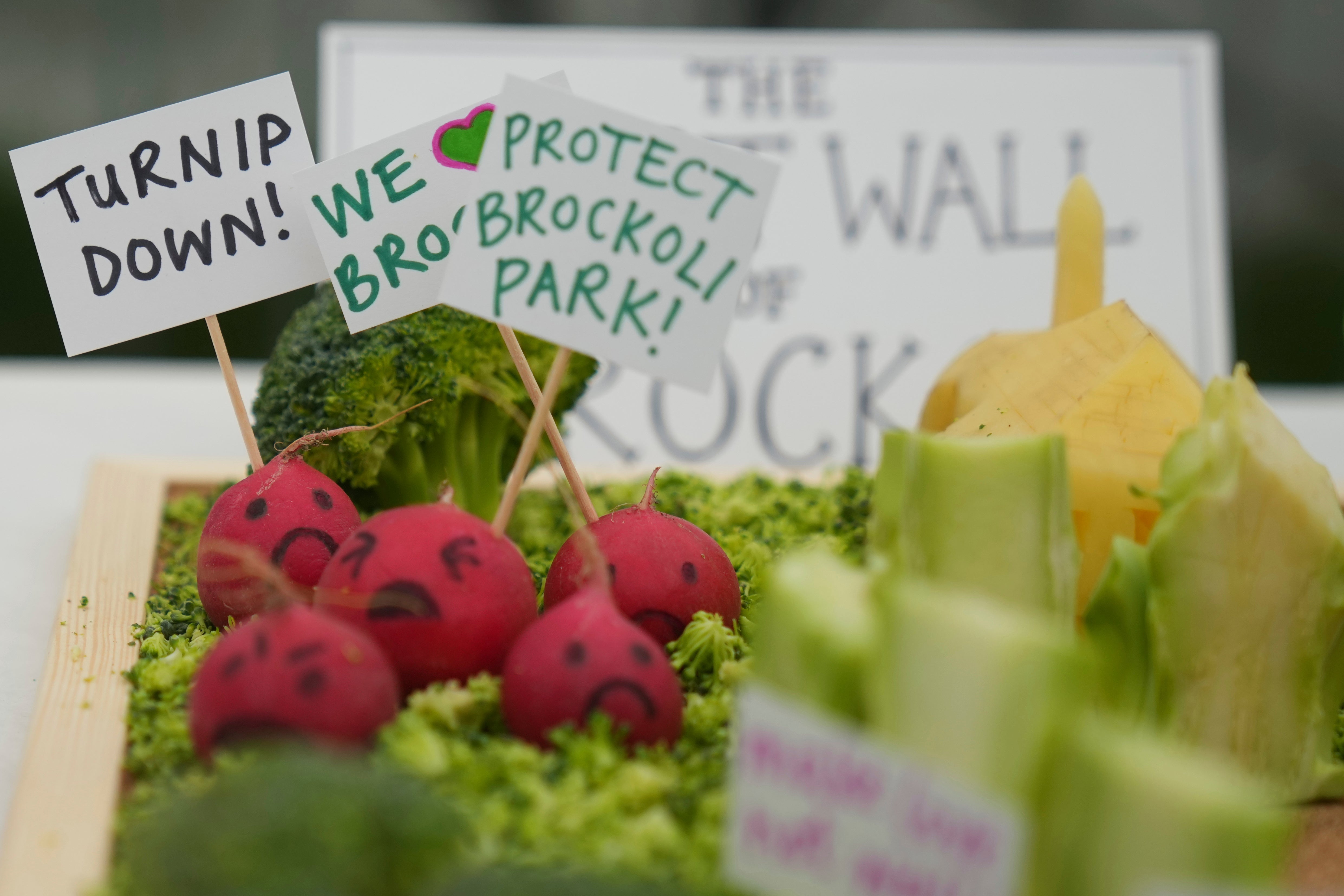 Britain Vegetable Sculpture