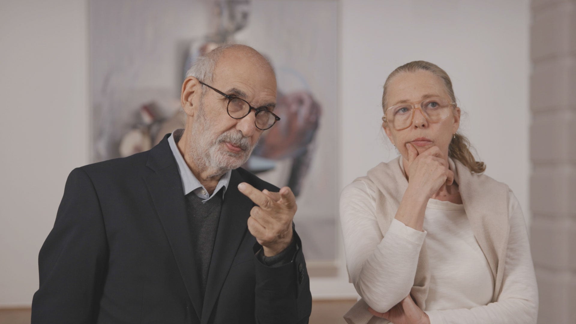 Yentob persuaded Jenny Saville to allow cameras into her studio for the first time in nearly three decades