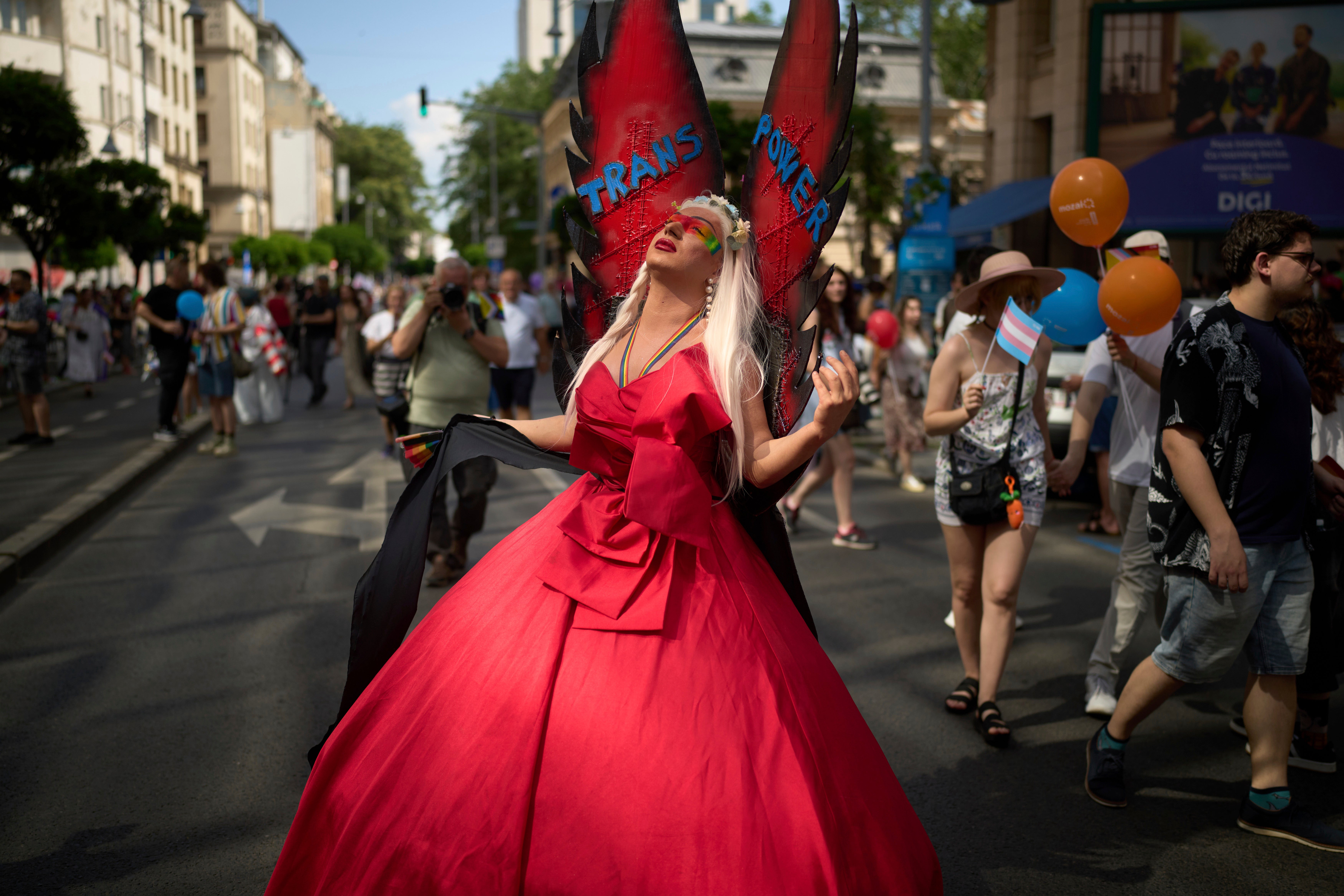 APTOPIX Romania Pride Parade