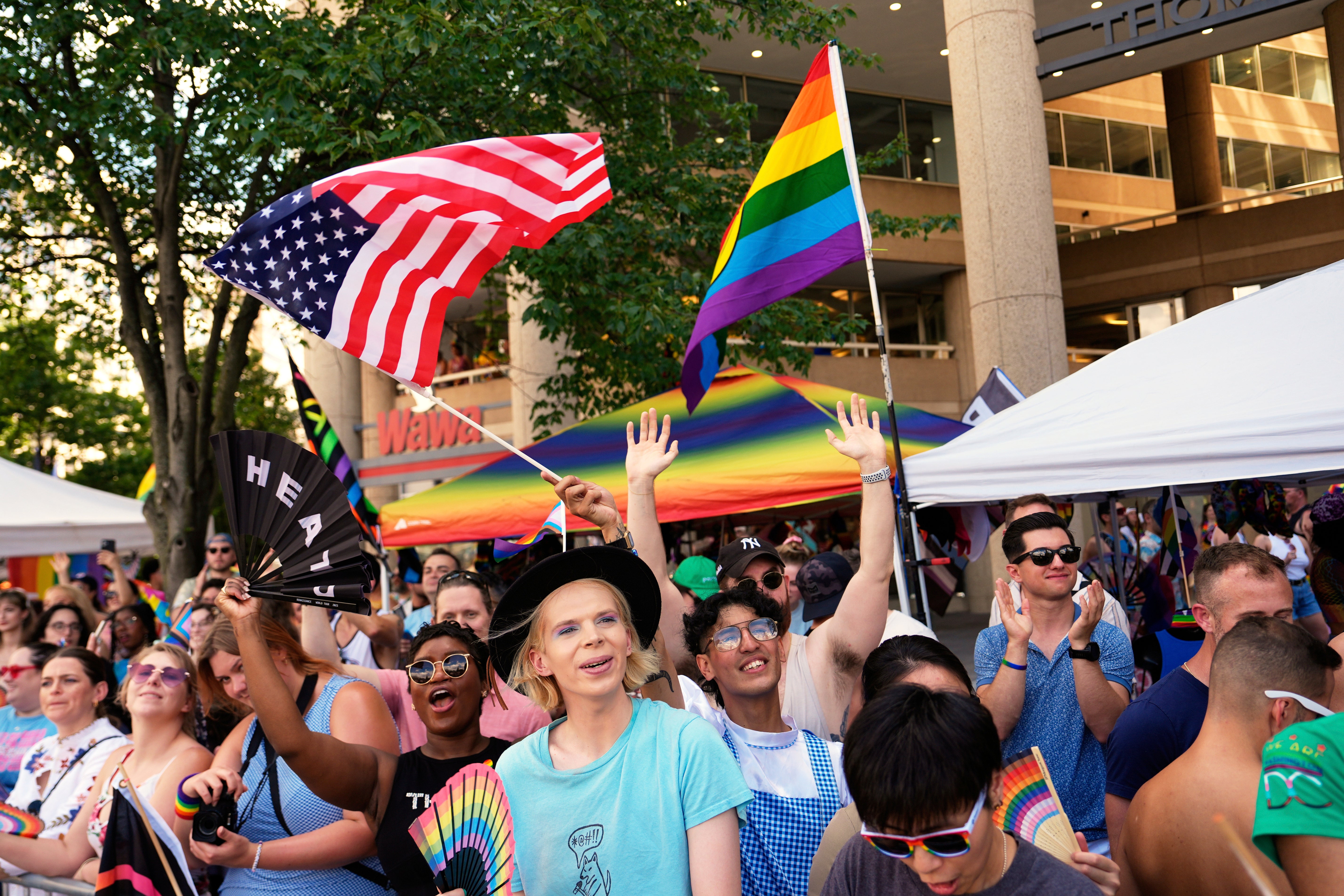 The Trump administration has pushed to outlaw burning the American flag, while its supporters argue burning LGBT+ Pride flags should be legal